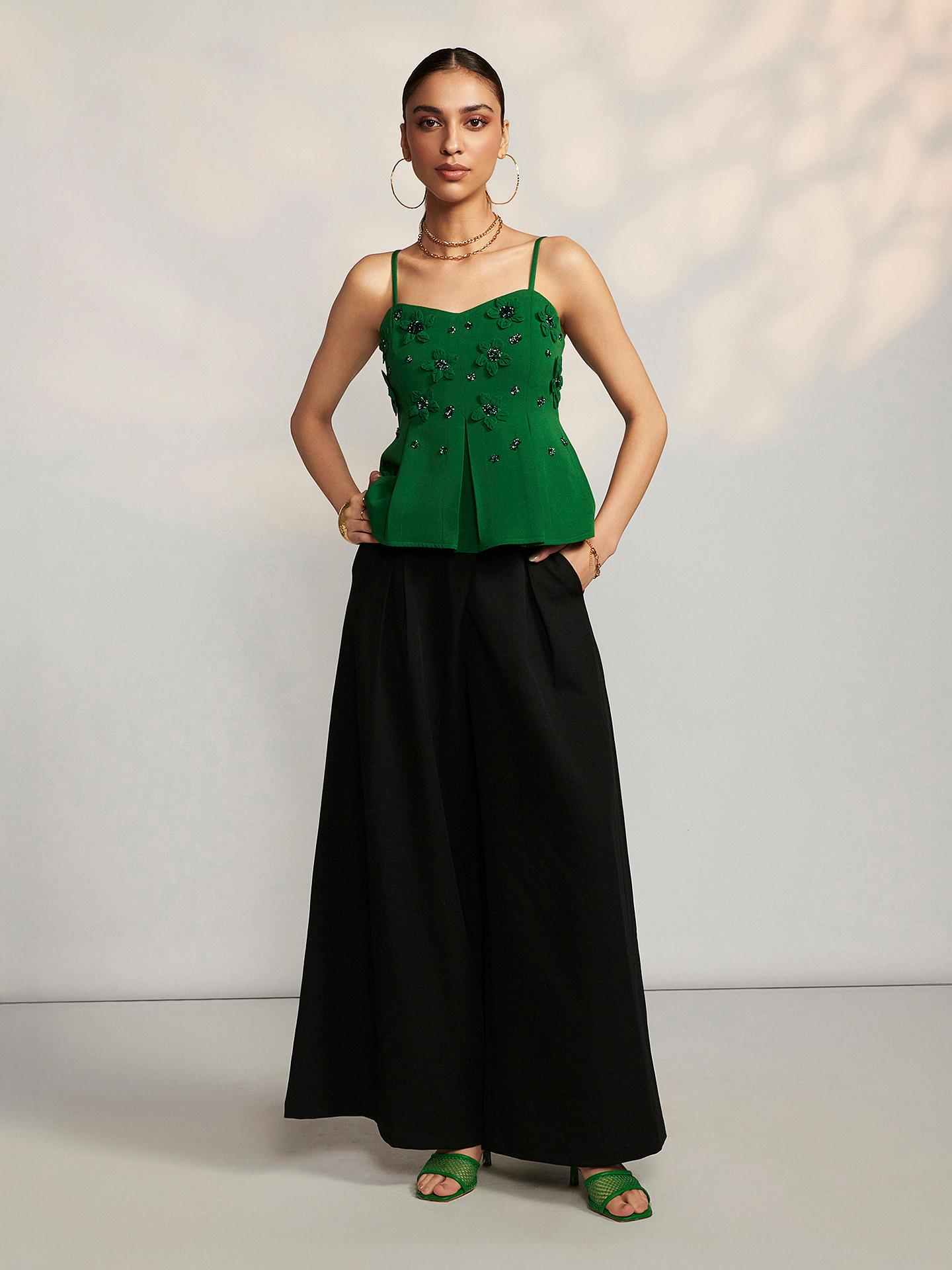 Emerald Rosetta Top