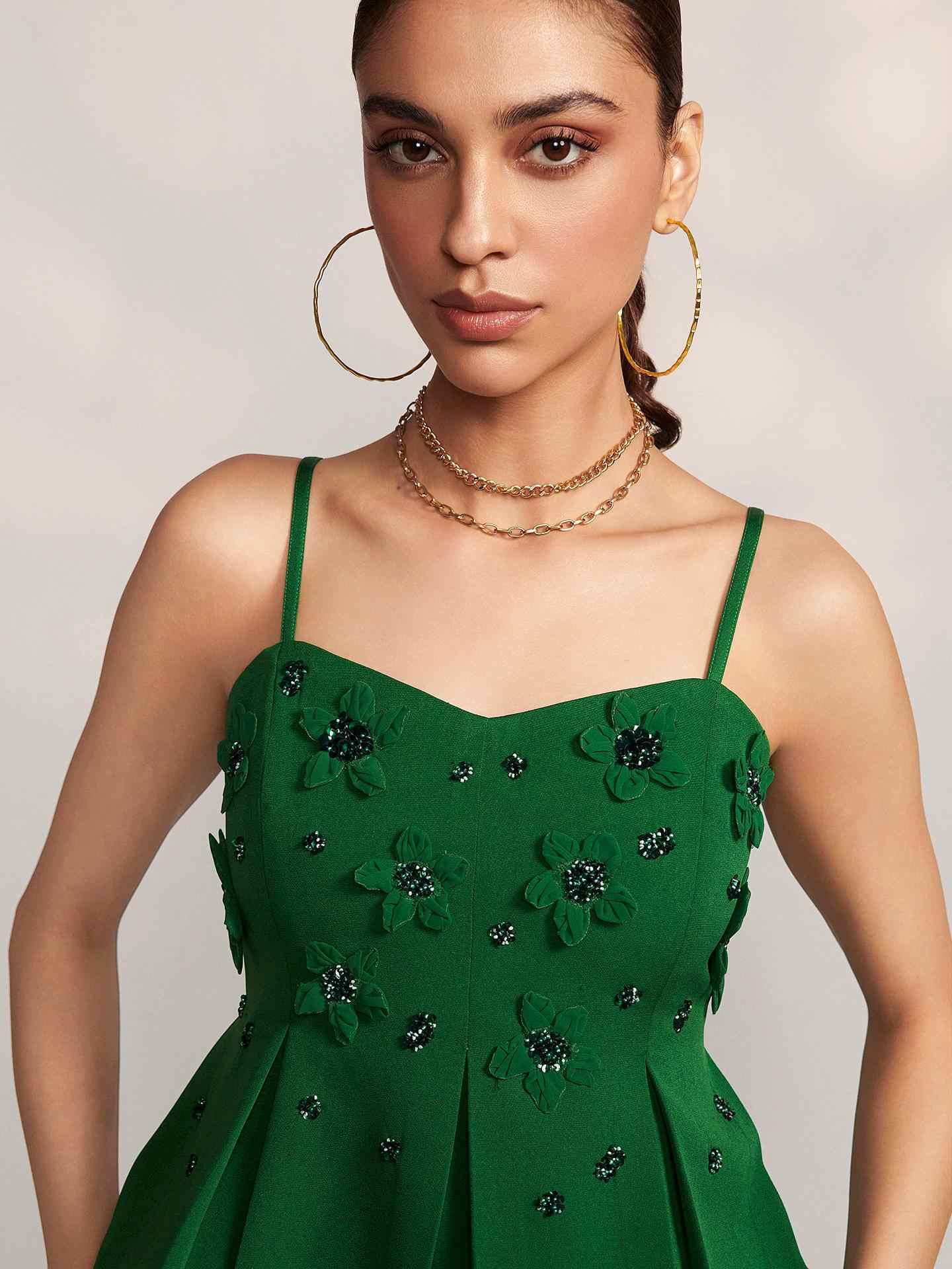 Emerald Rosetta Top