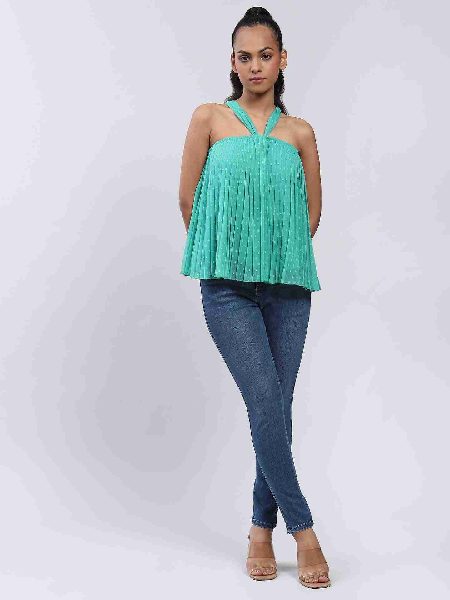 Aqua Rosalia Top