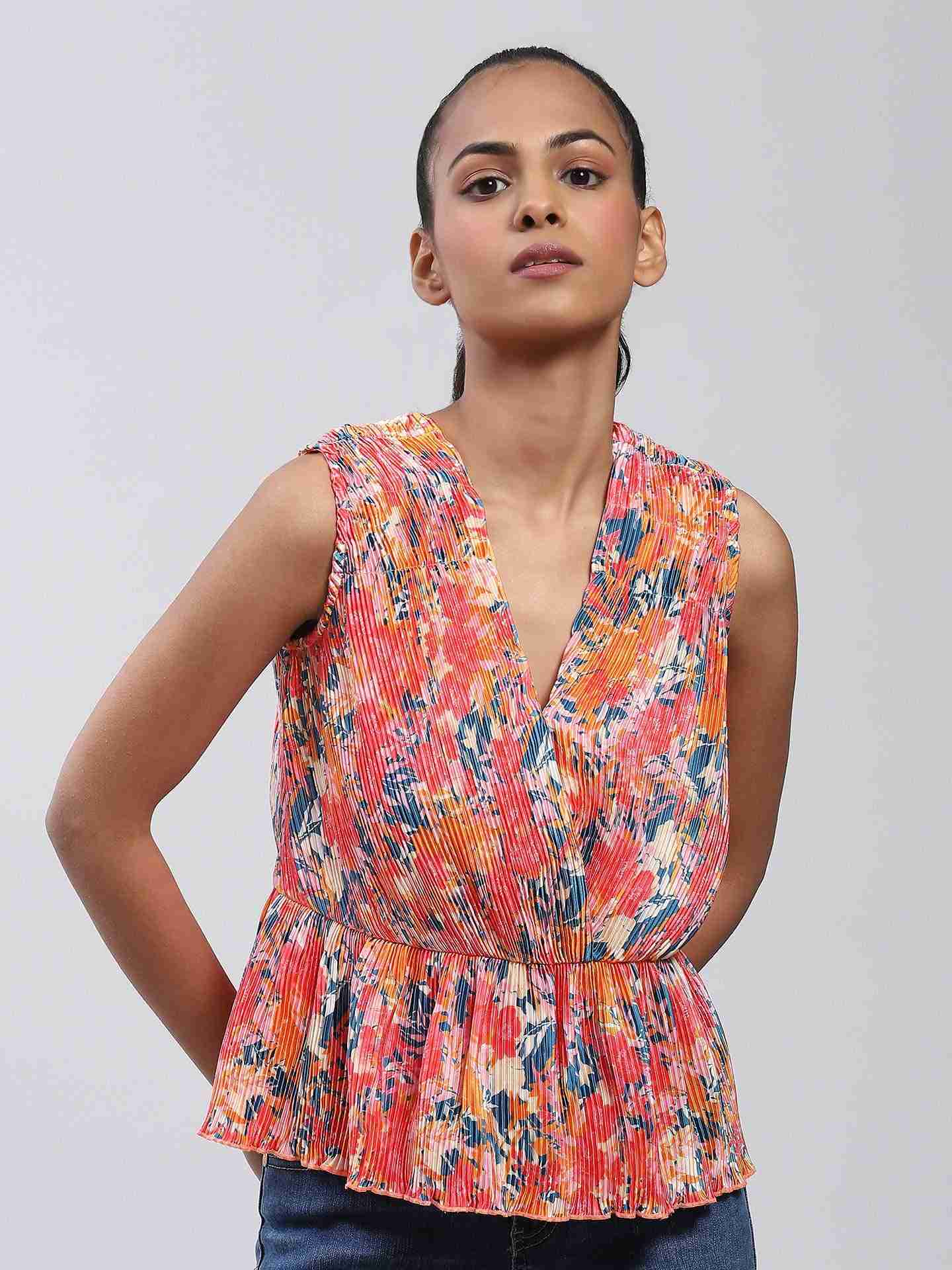 Orange Mishka Top