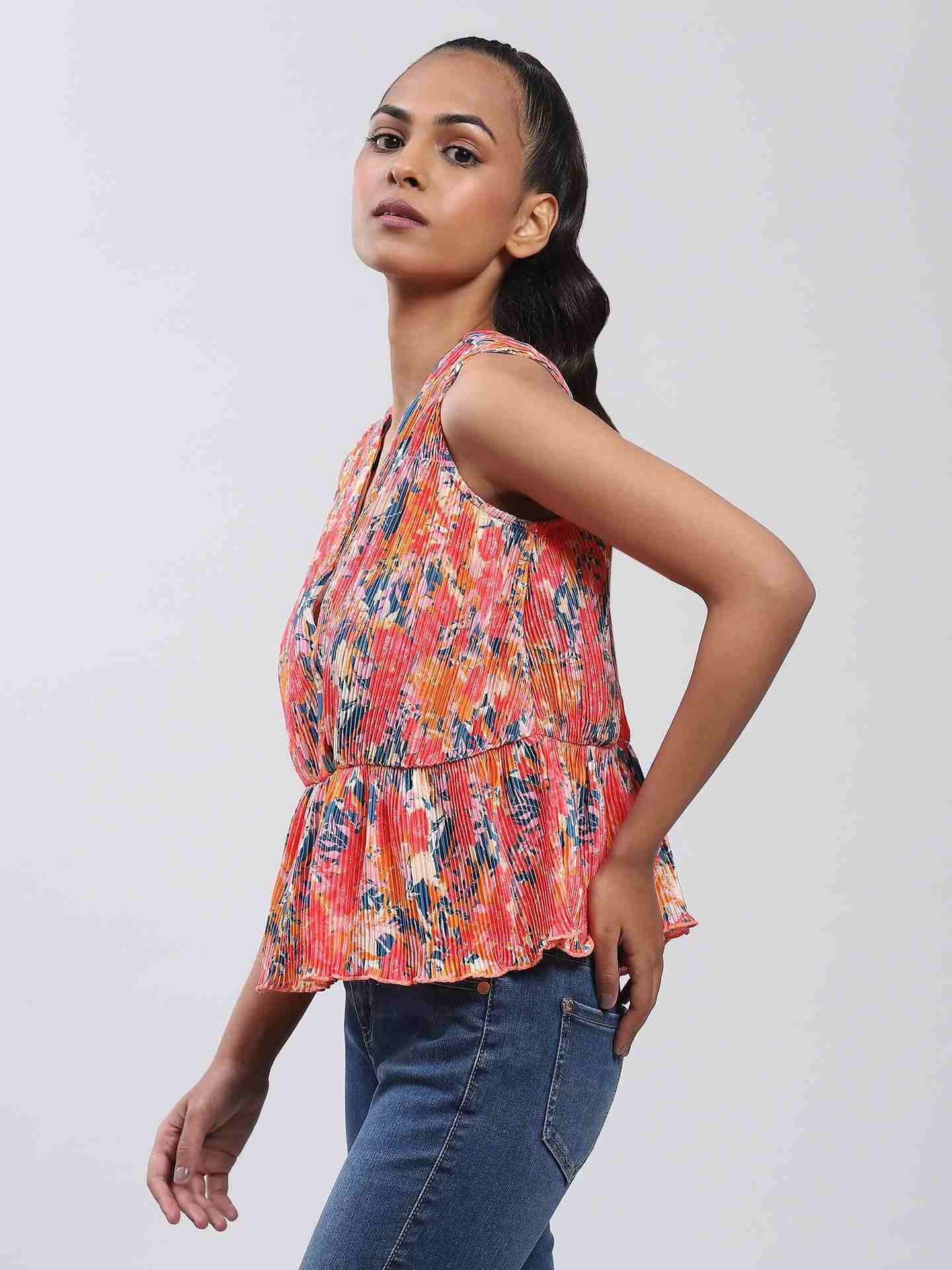 Orange Mishka Top