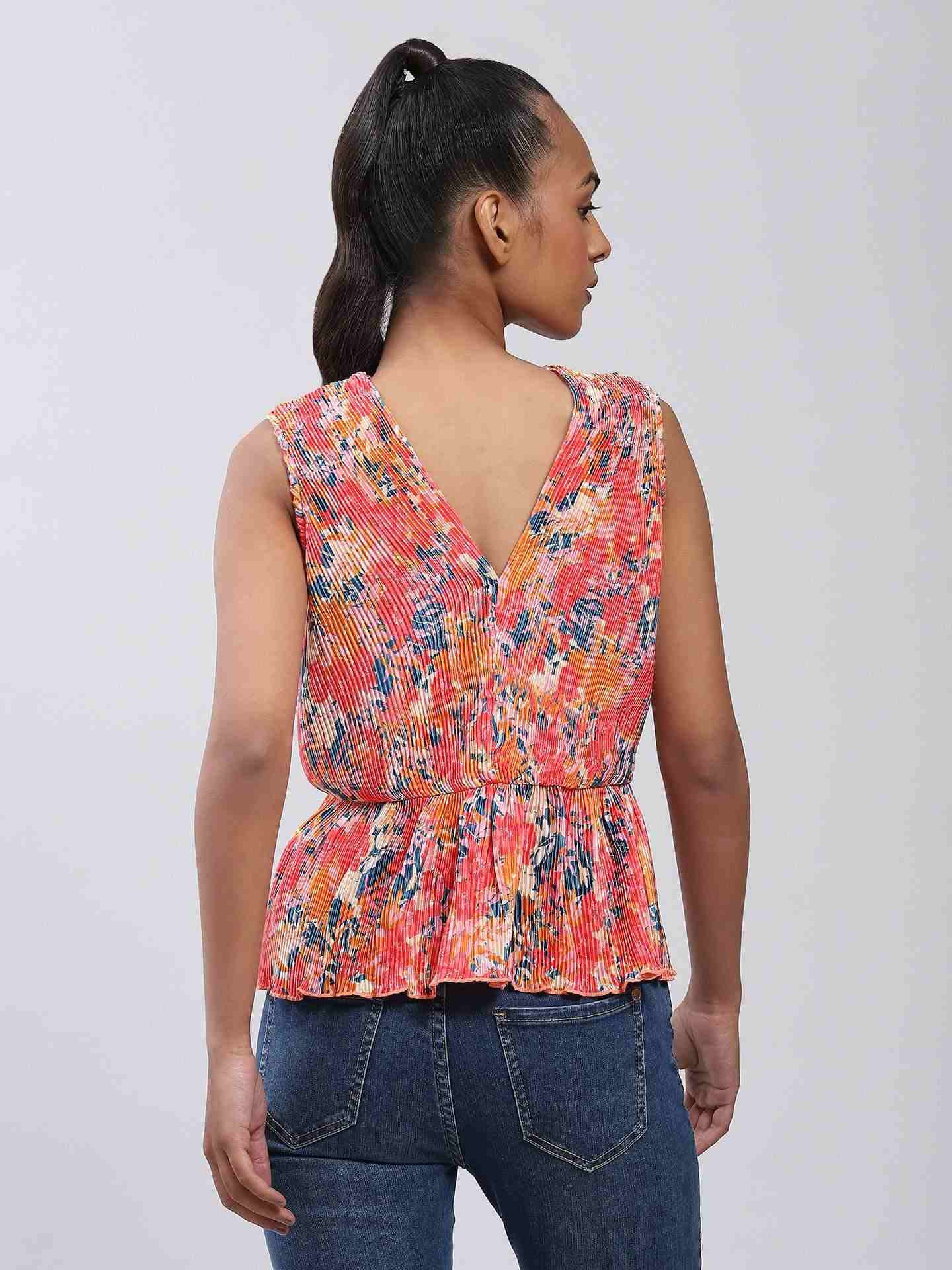 Orange Mishka Top