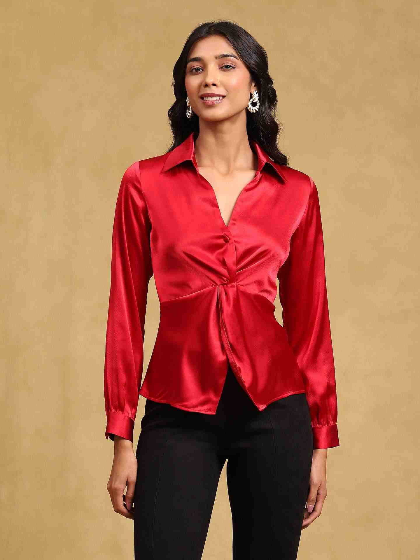 Red Aimiee Shirts