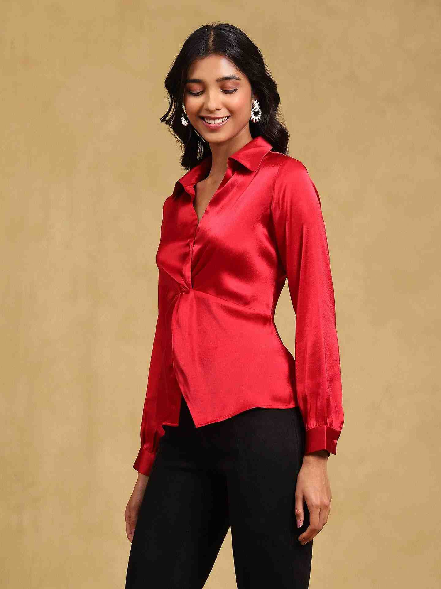Red Aimiee Shirts