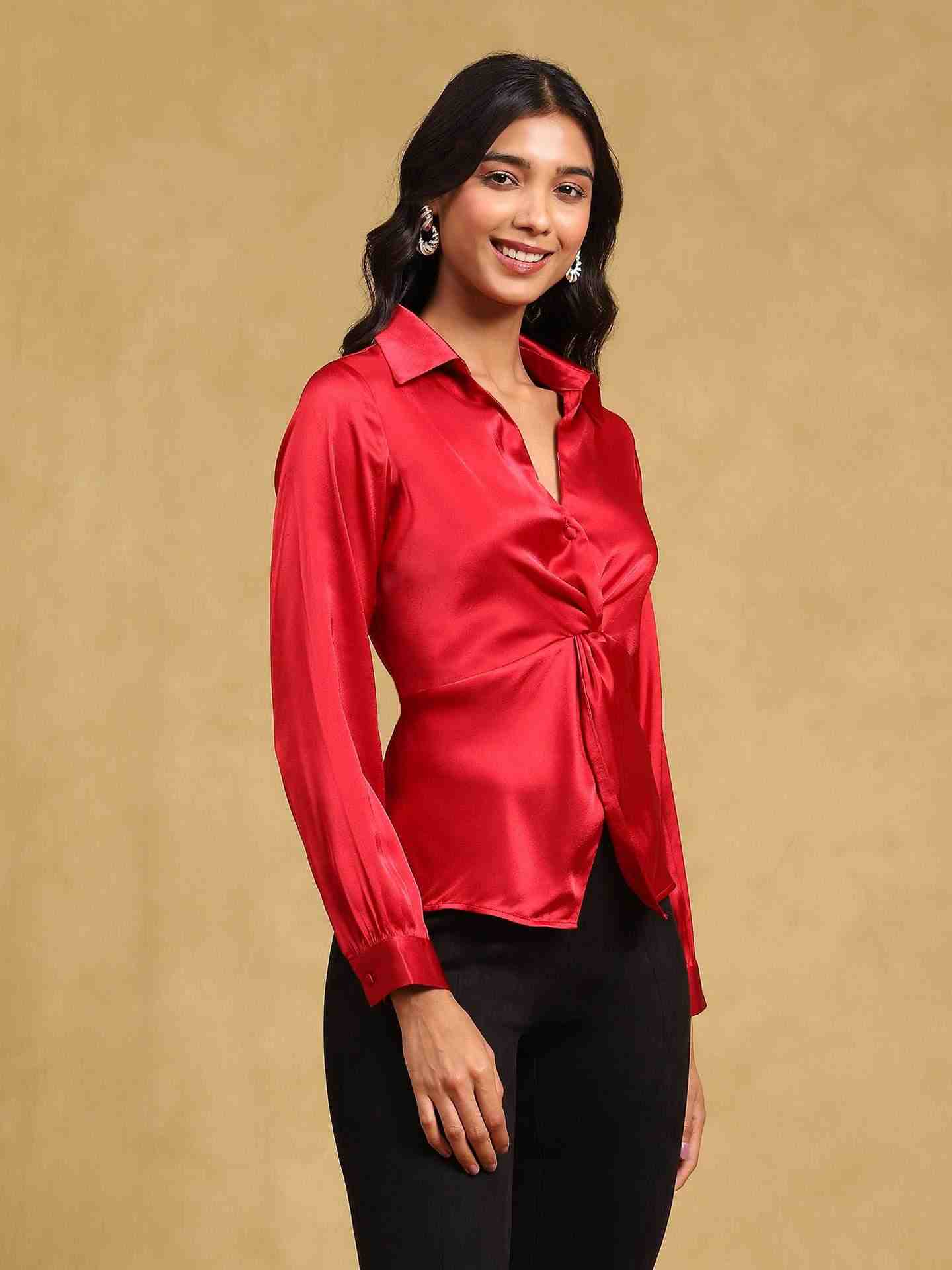 Red Aimiee Shirts