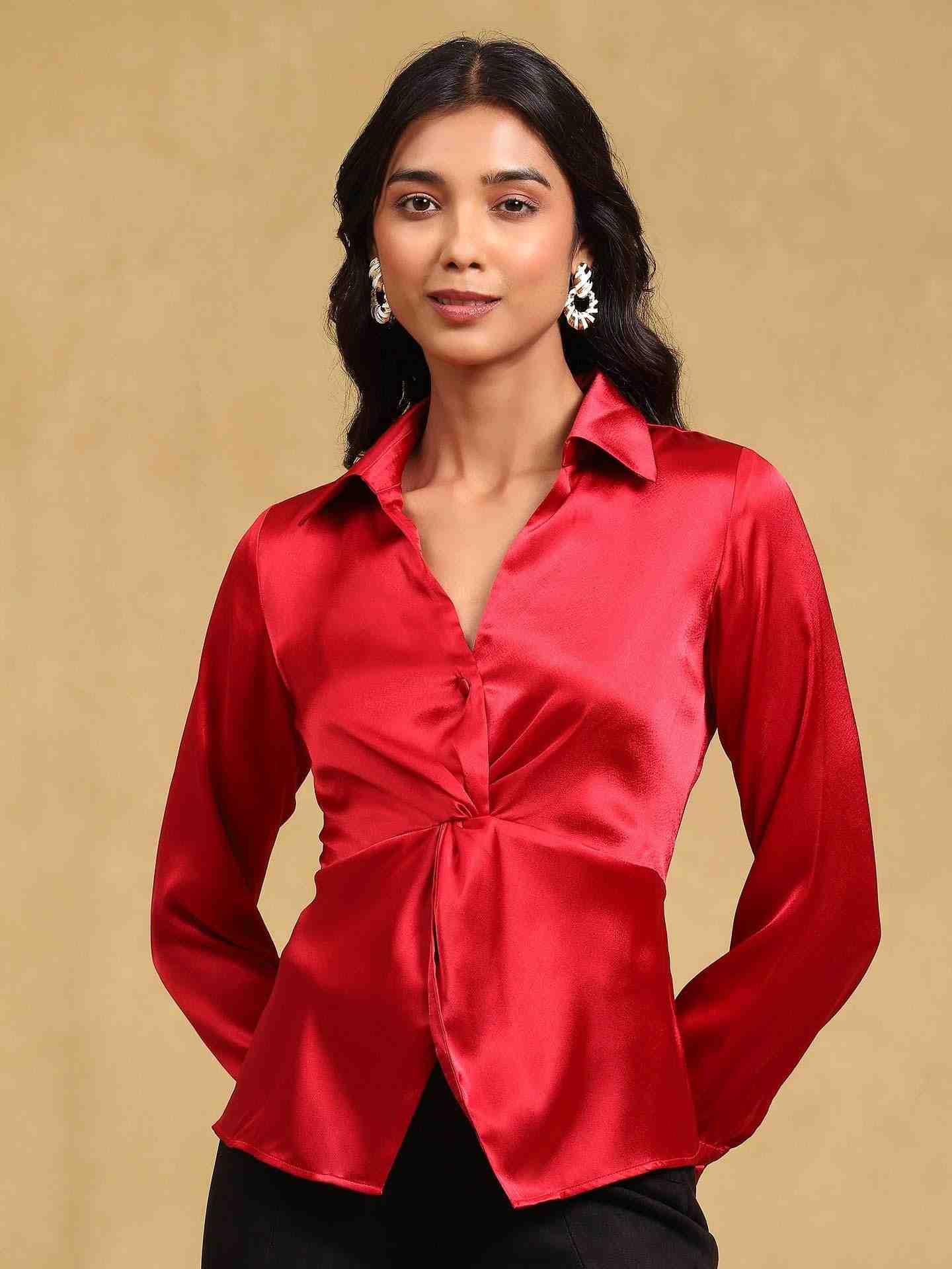 Red Aimiee Shirts