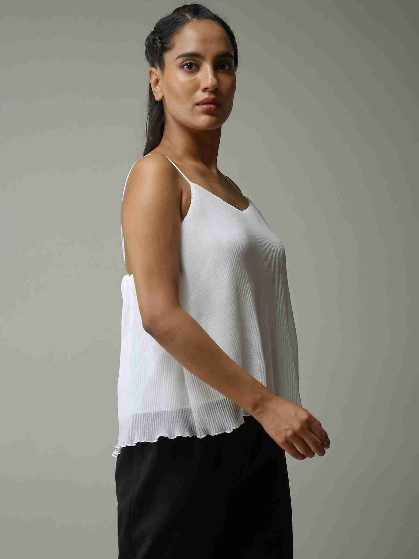White Leisure Basics Top