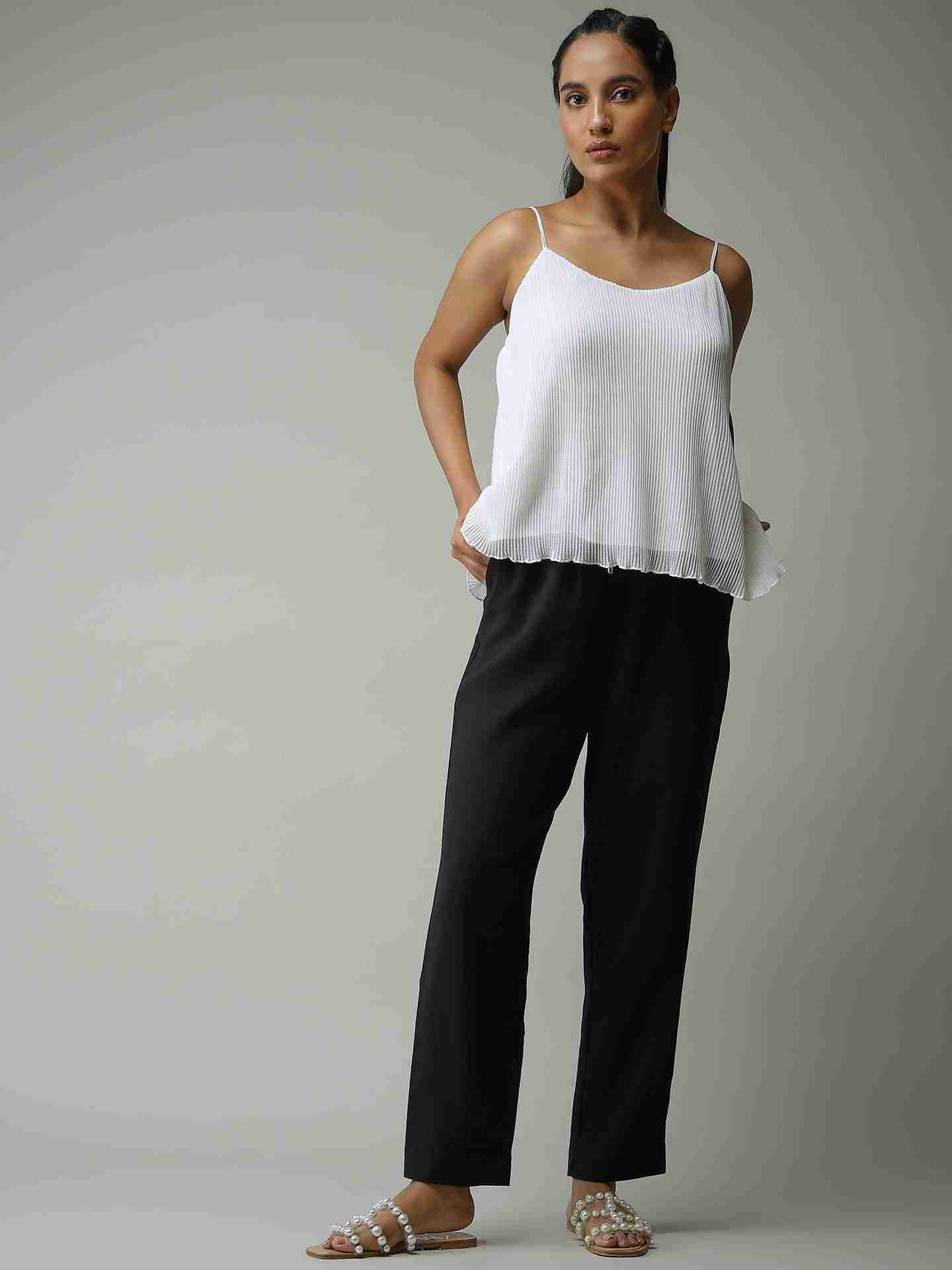 White Leisure Basics Top
