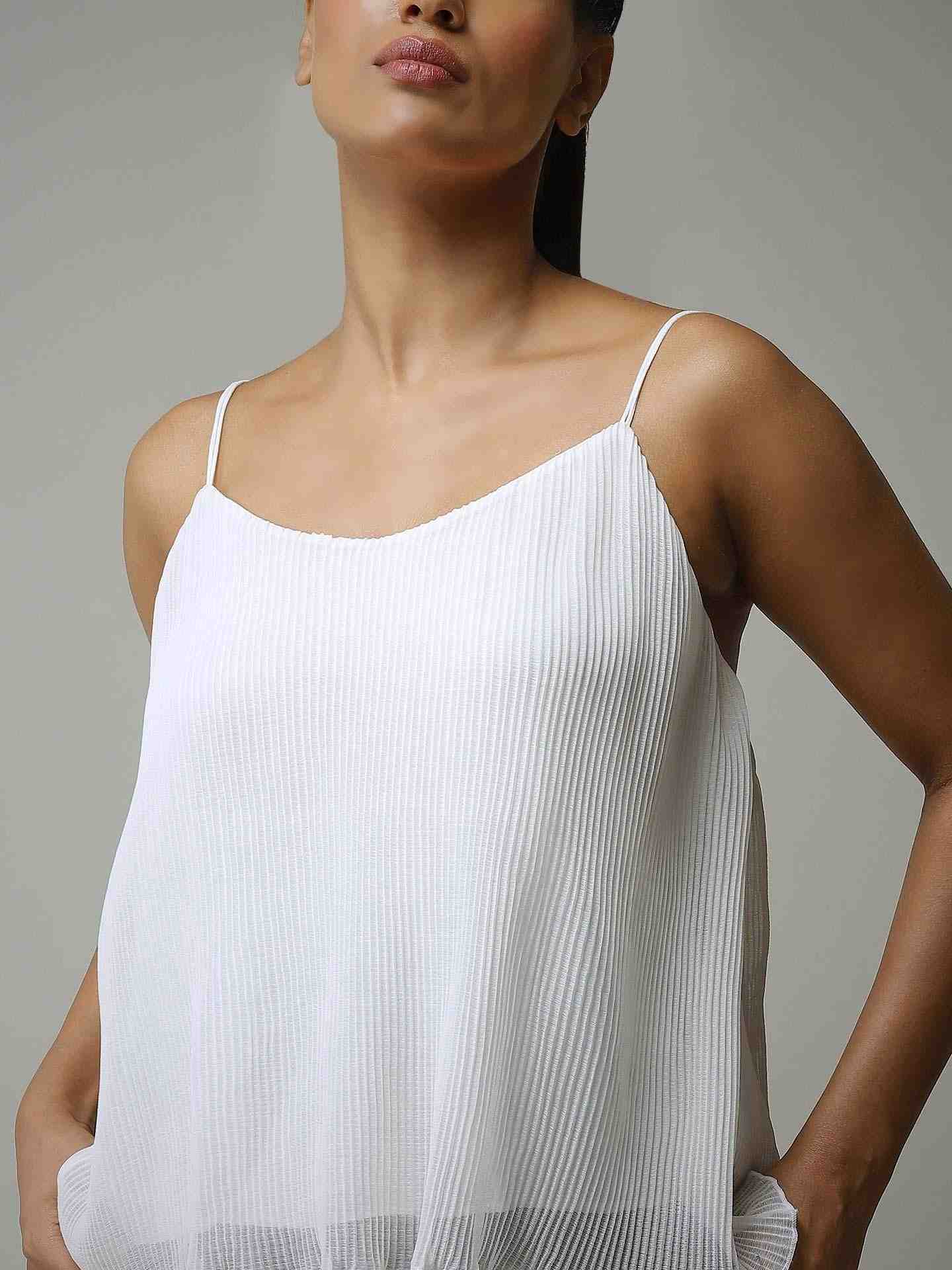 White Leisure Basics Top