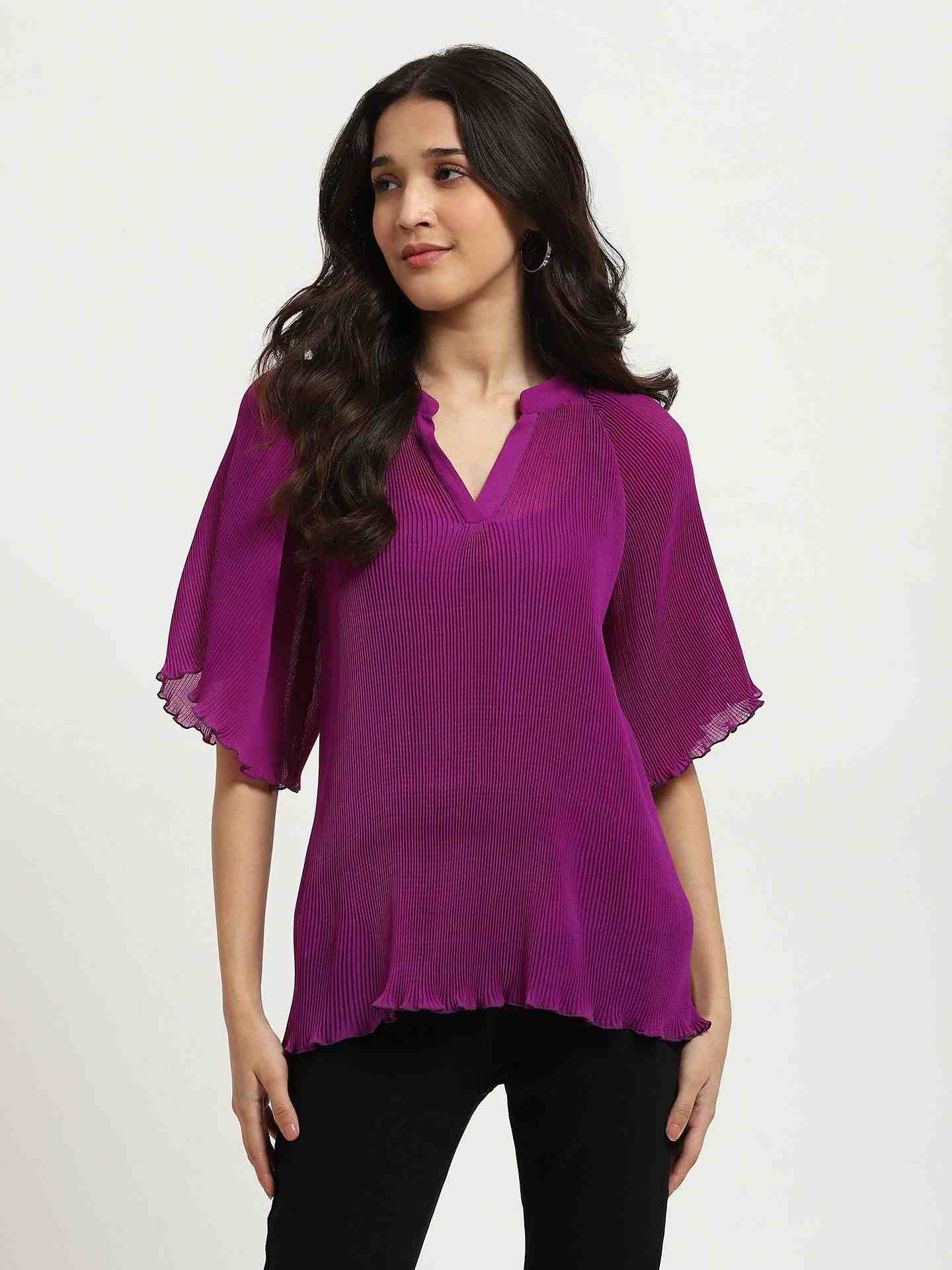 Purple Tracy Top