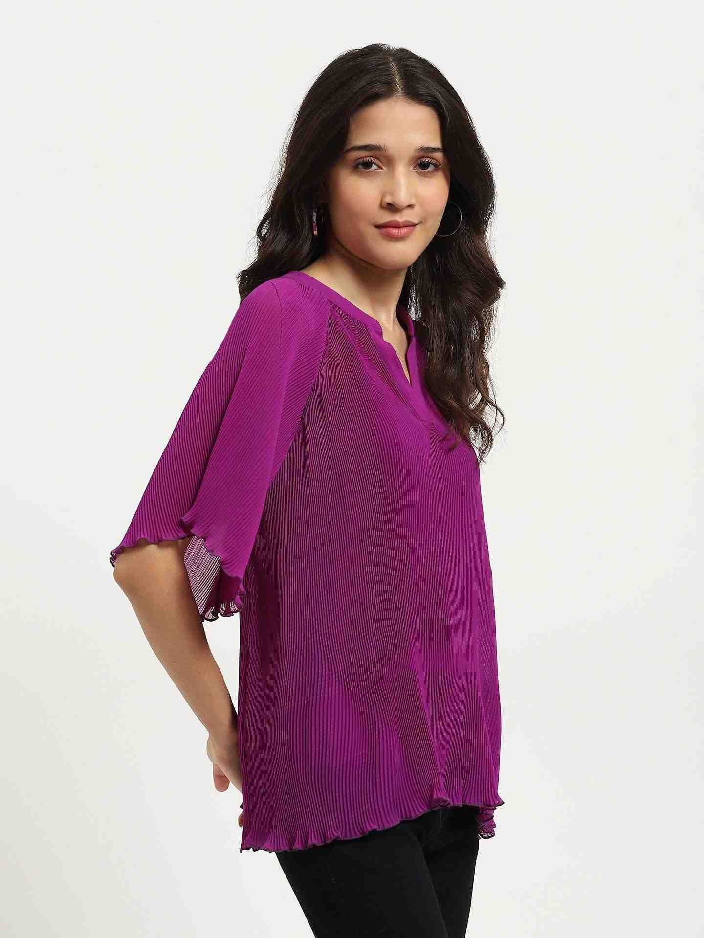 Purple Tracy Top