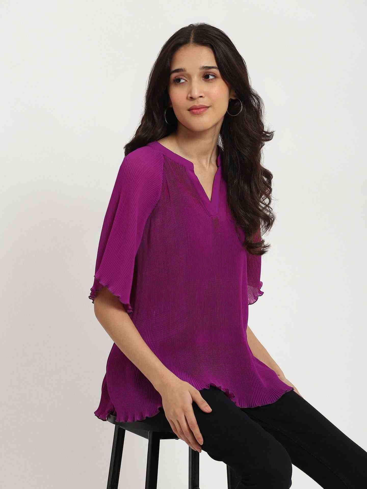 Purple Tracy Top
