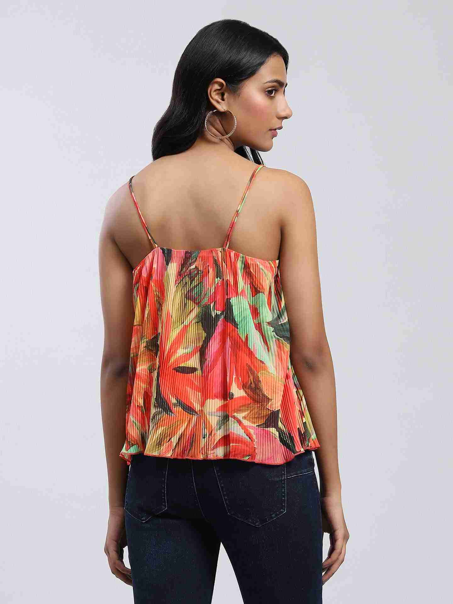 Orange Rosalia Top
