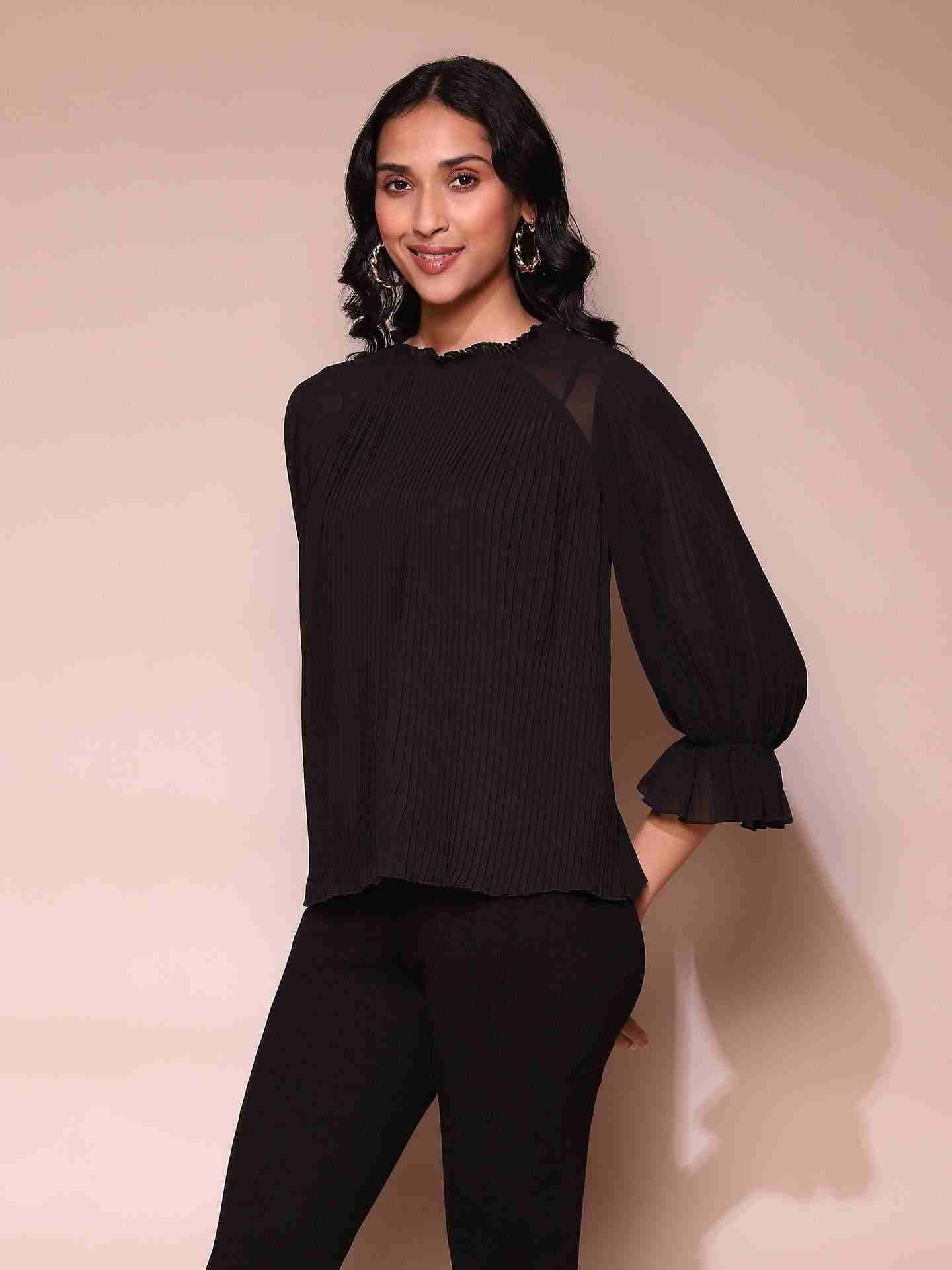 Black Ayli Top
