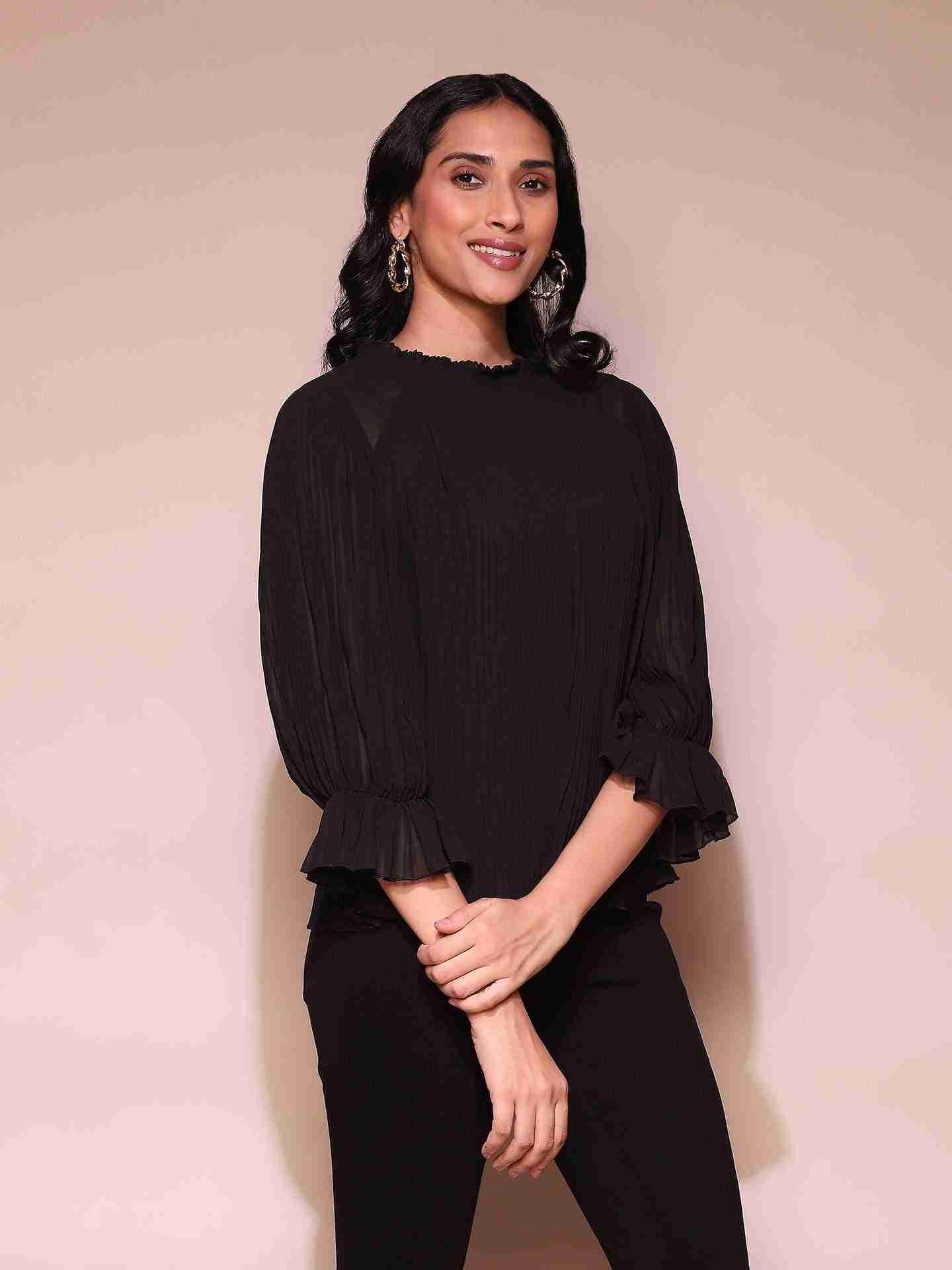 Black Ayli Top