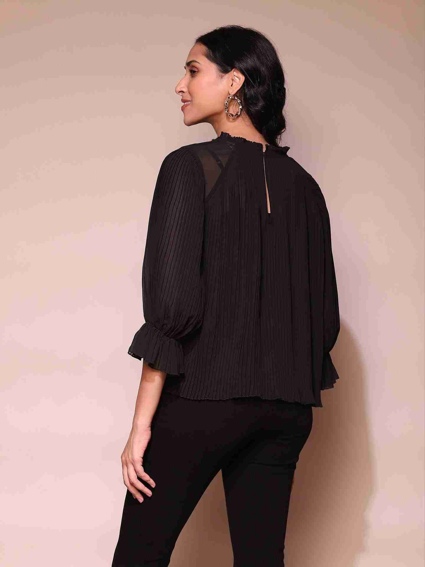 Black Ayli Top