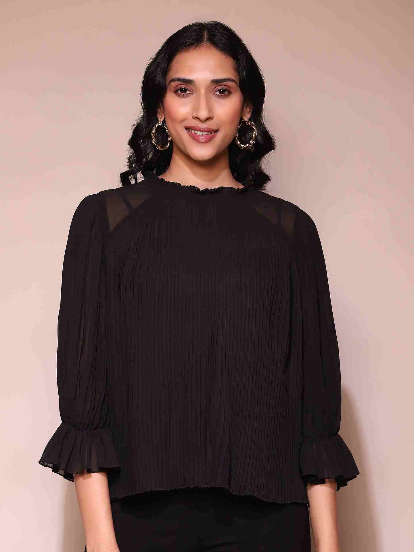 Black Ayli Top