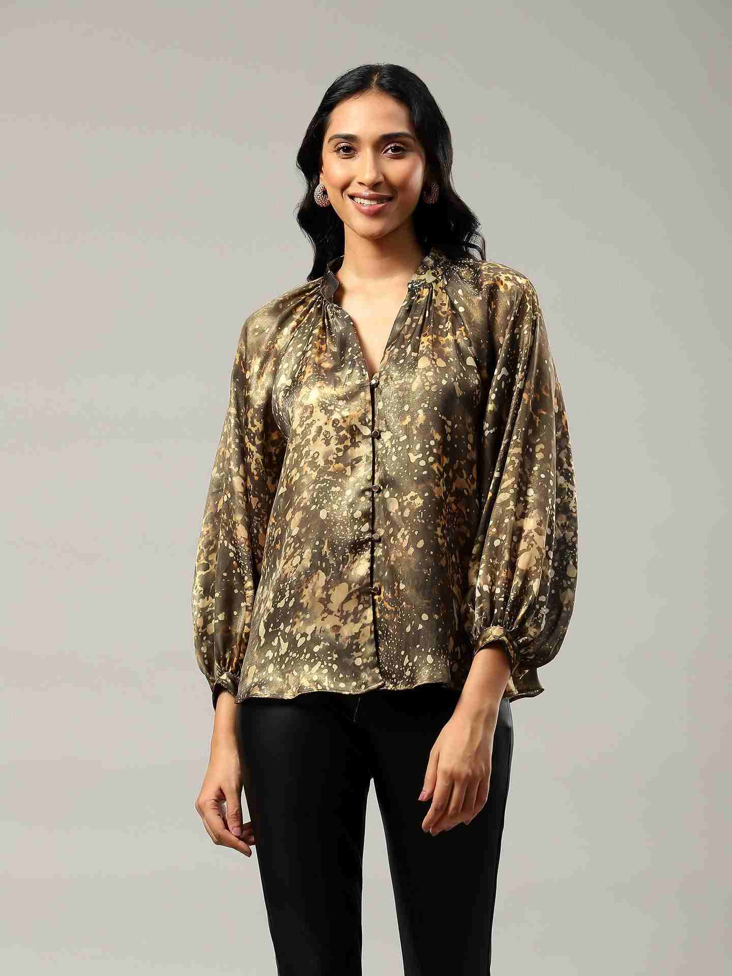 Olive Etoile Top