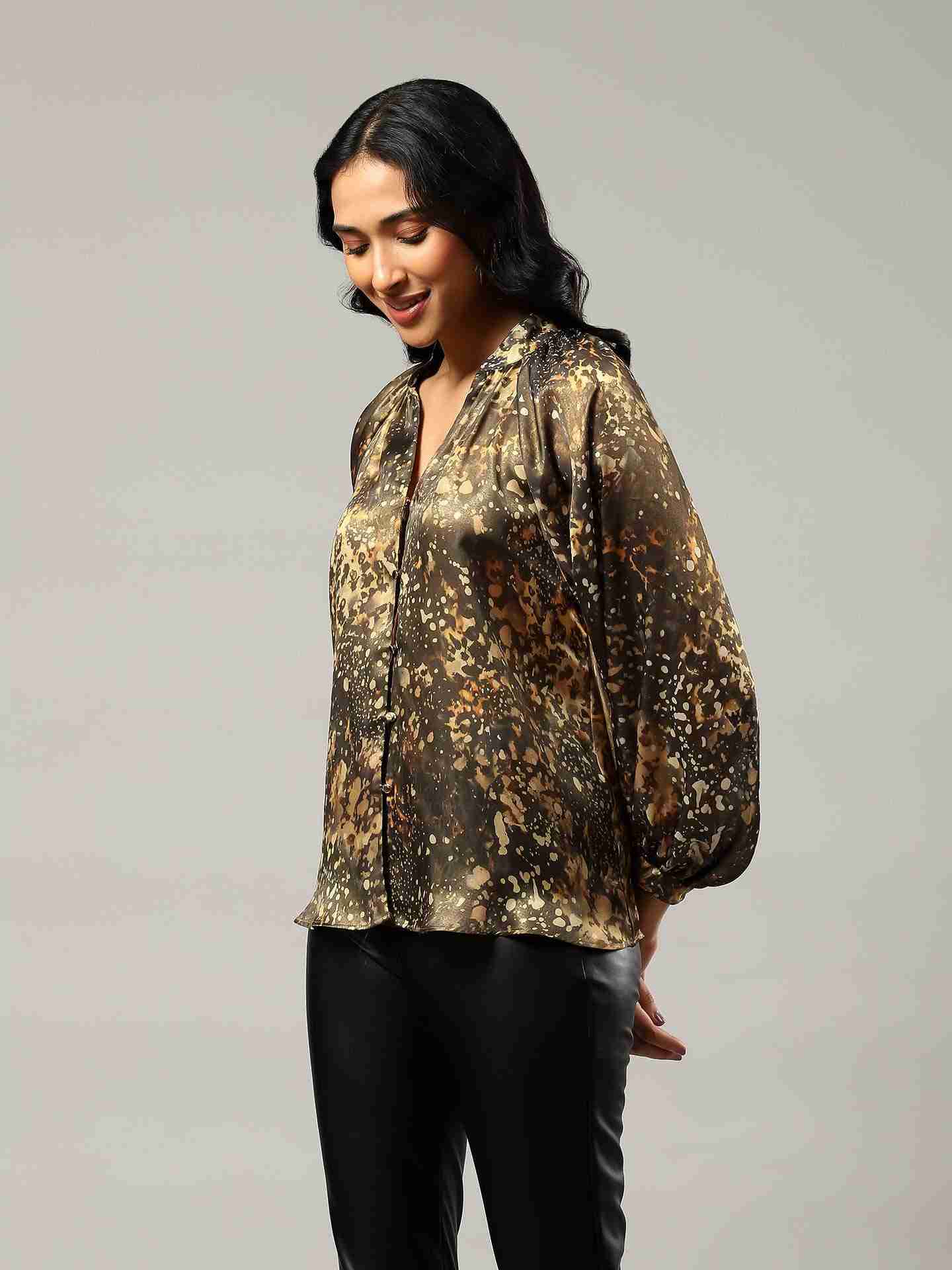 Olive Etoile Top