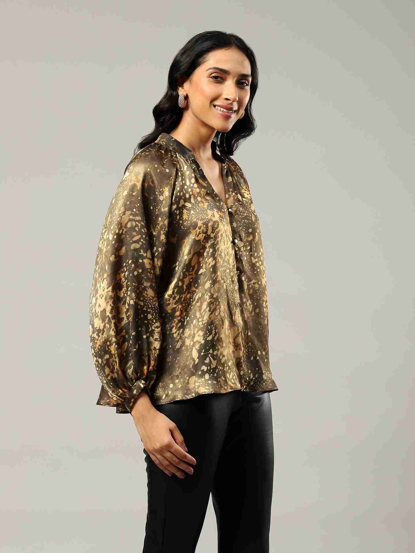 Olive Etoile Top