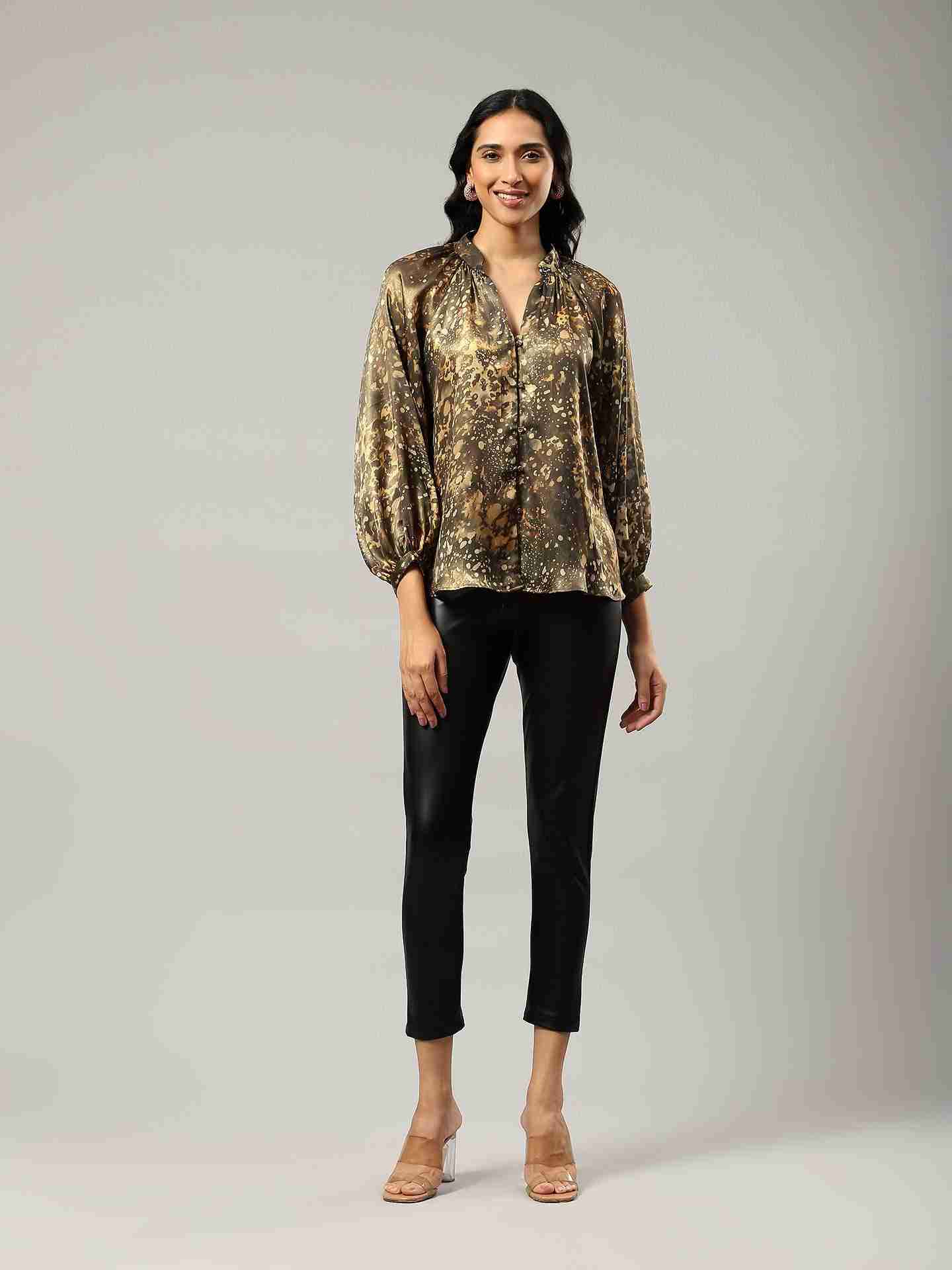 Olive Etoile Top
