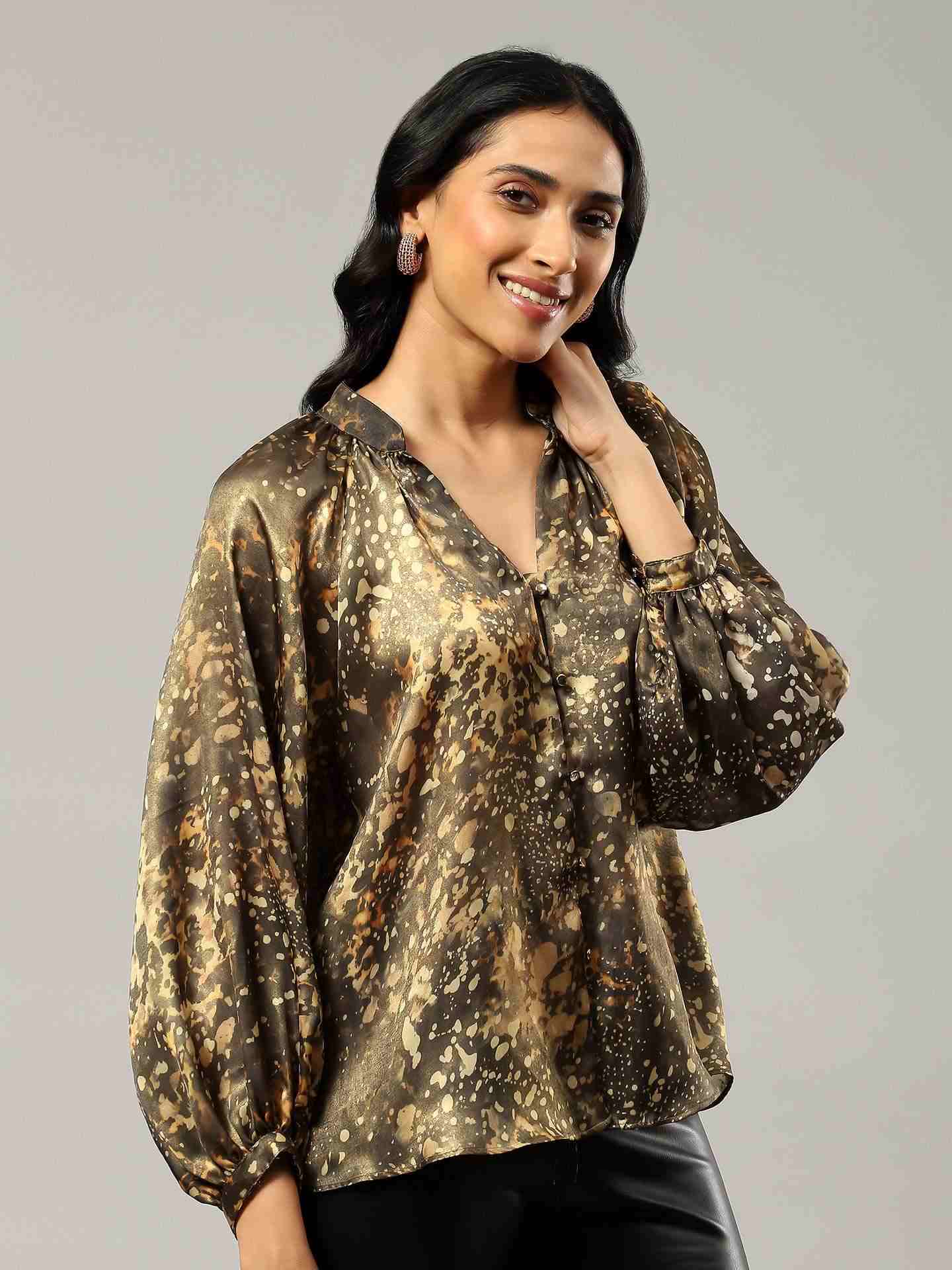 Olive Etoile Top
