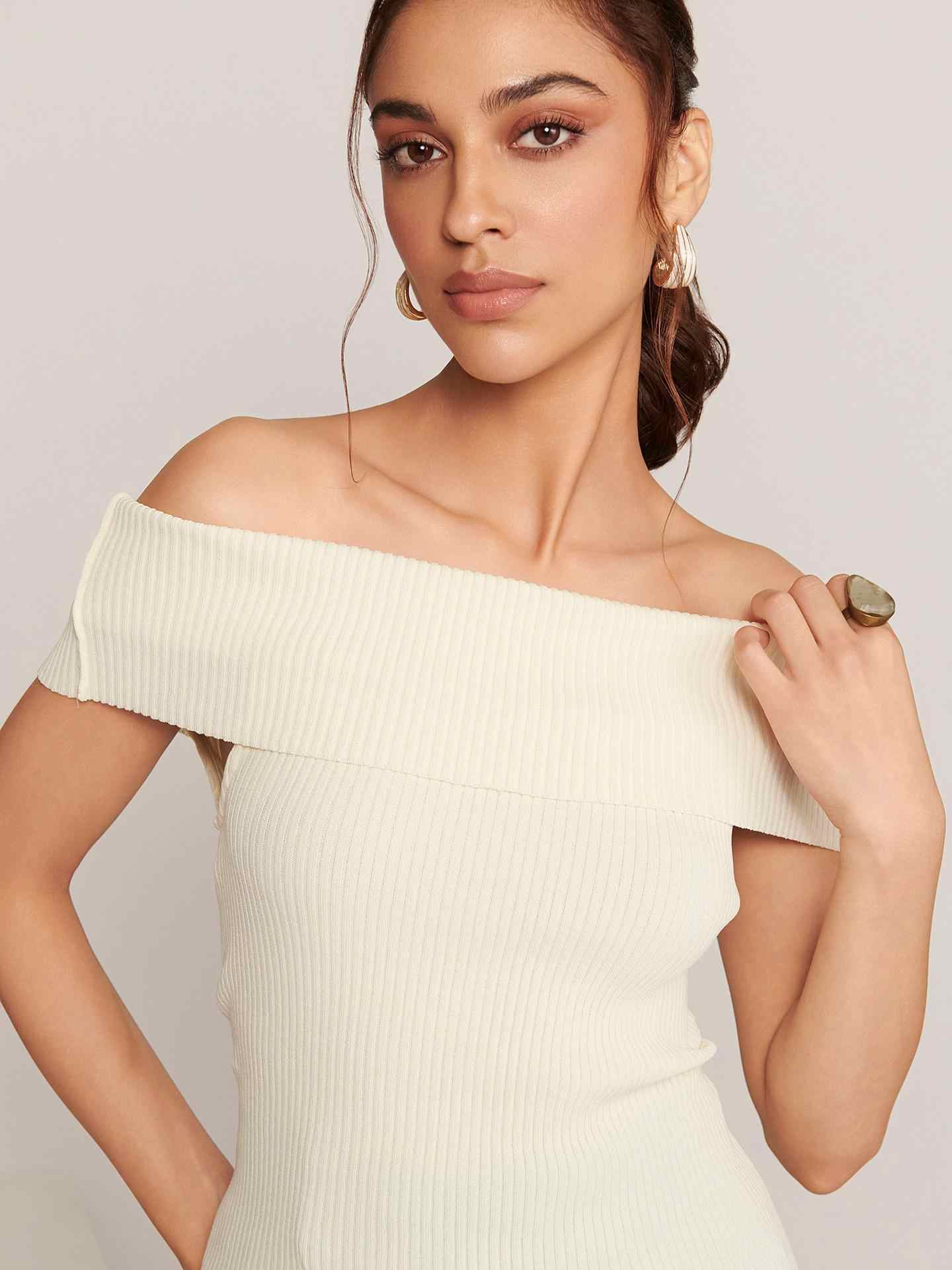 White Jean Top