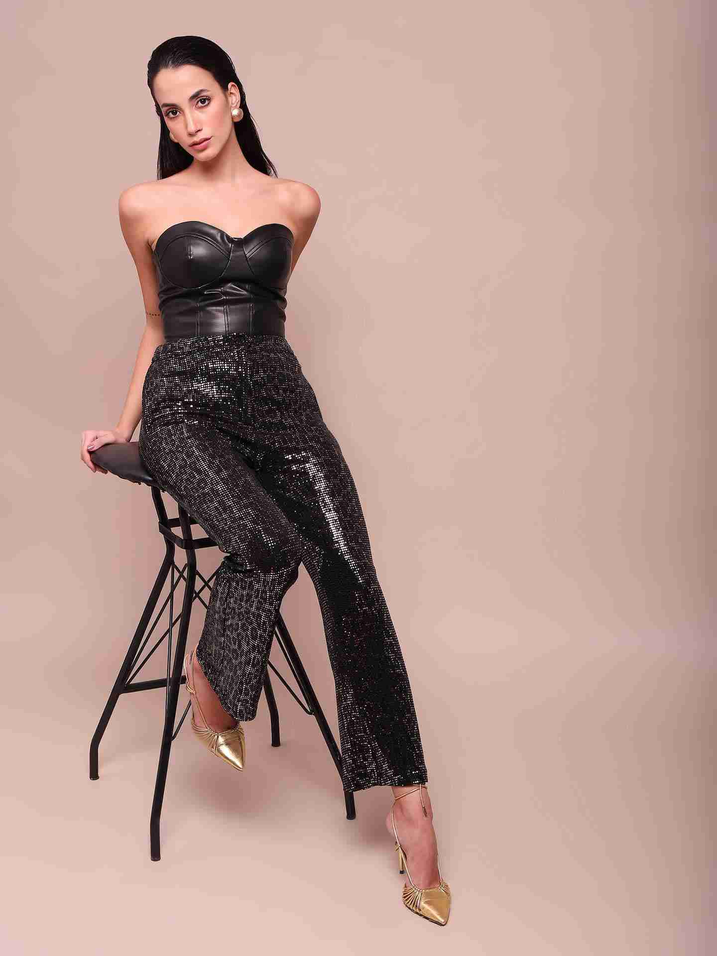 Black Emma Corset Top