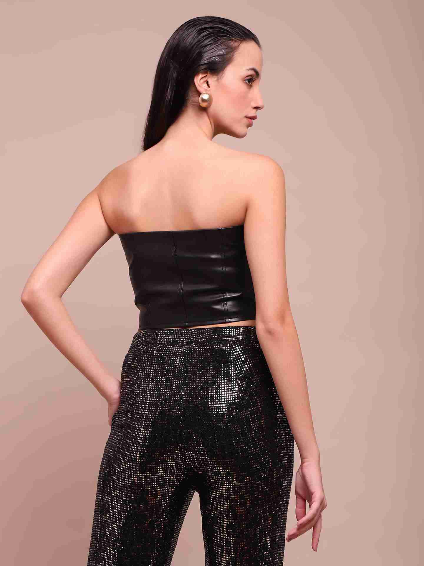 Black Emma Corset Top