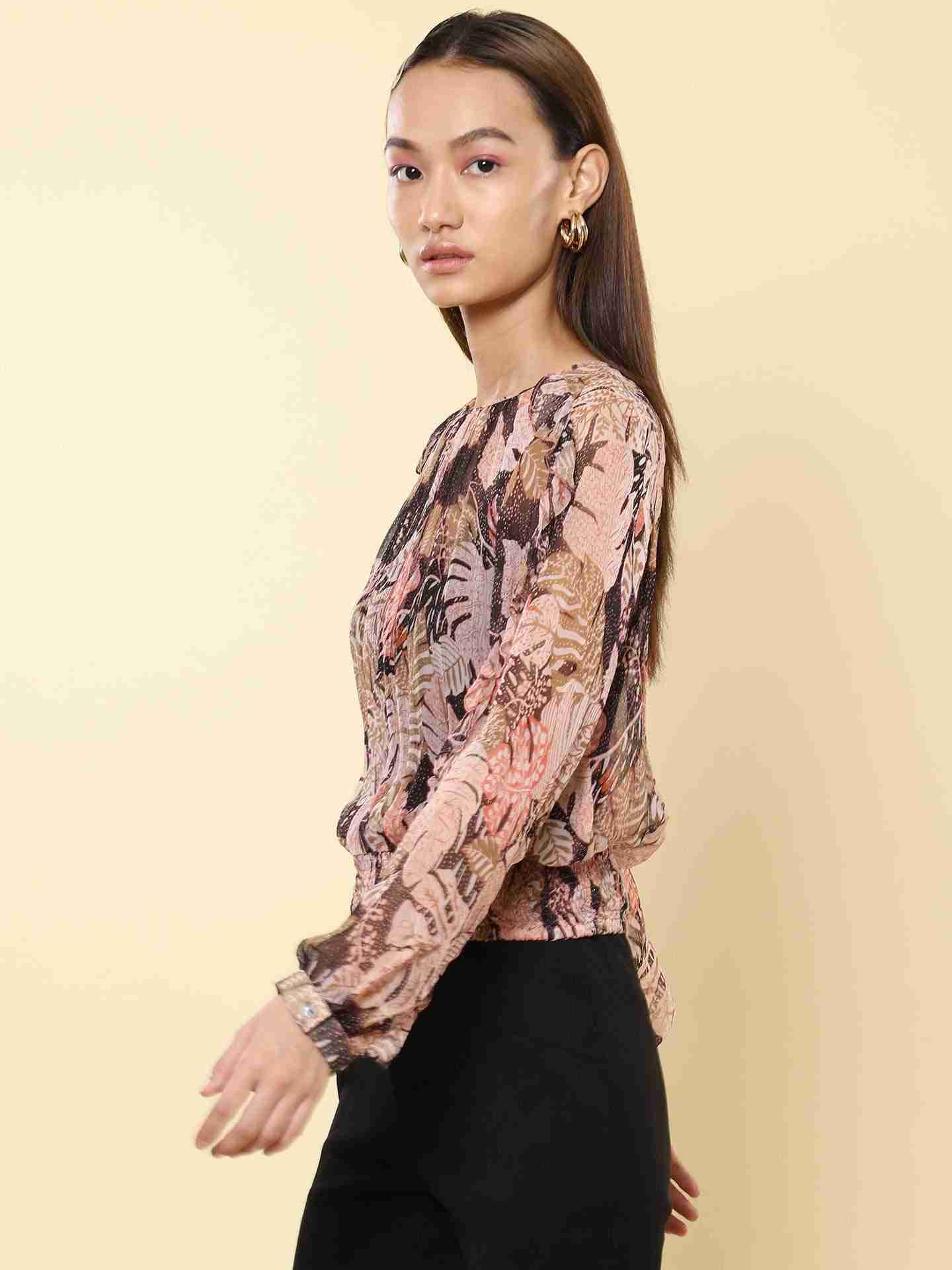 Black Tropical Saga Top
