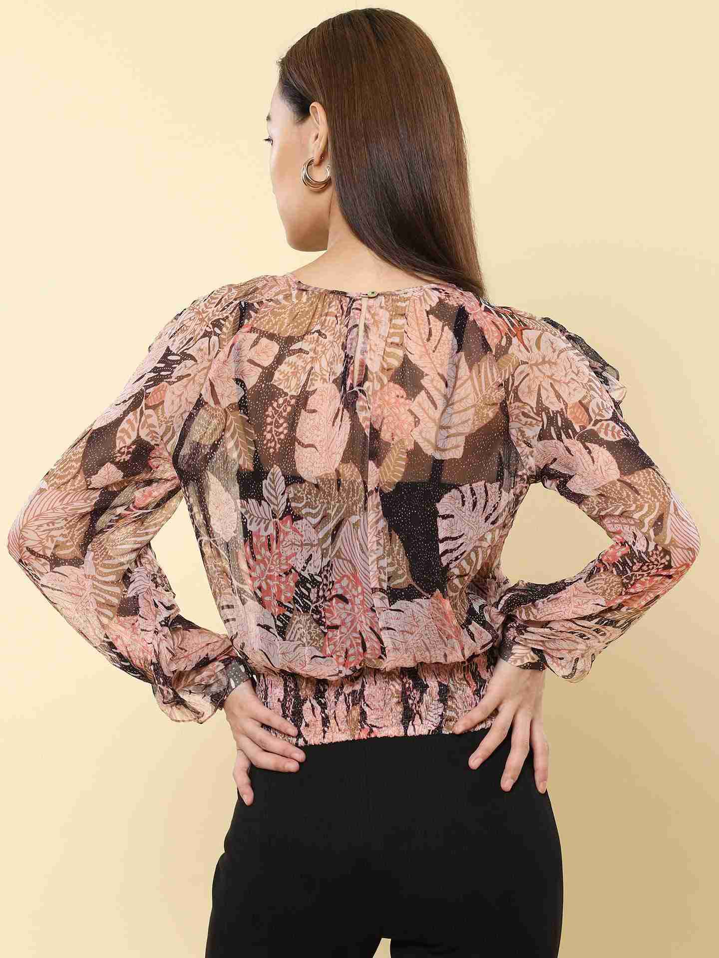 Black Tropical Saga Top