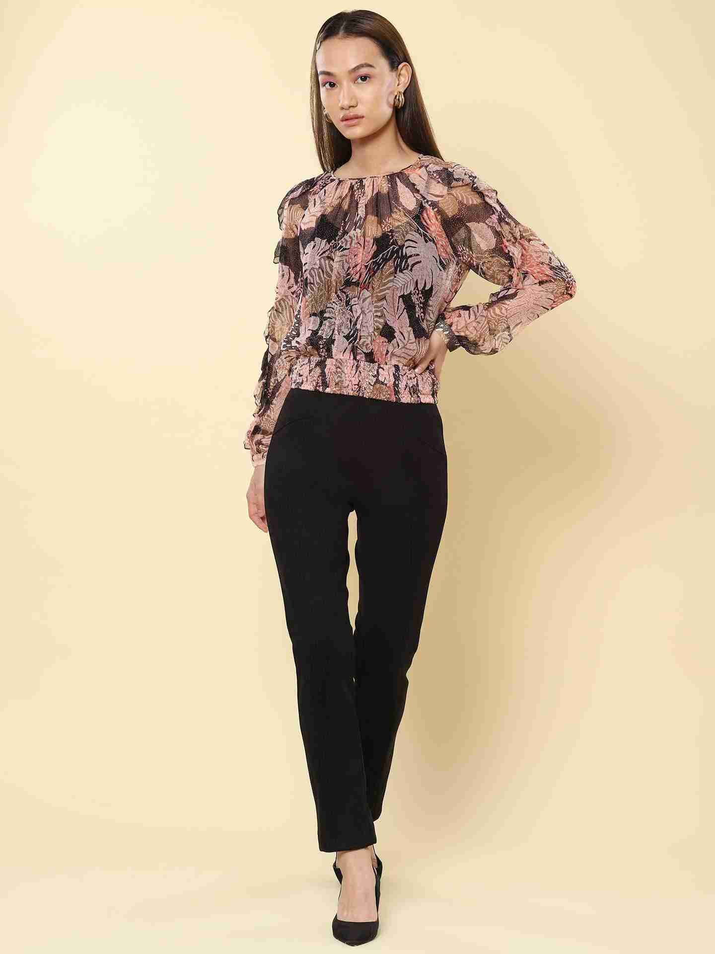 Black Tropical Saga Top