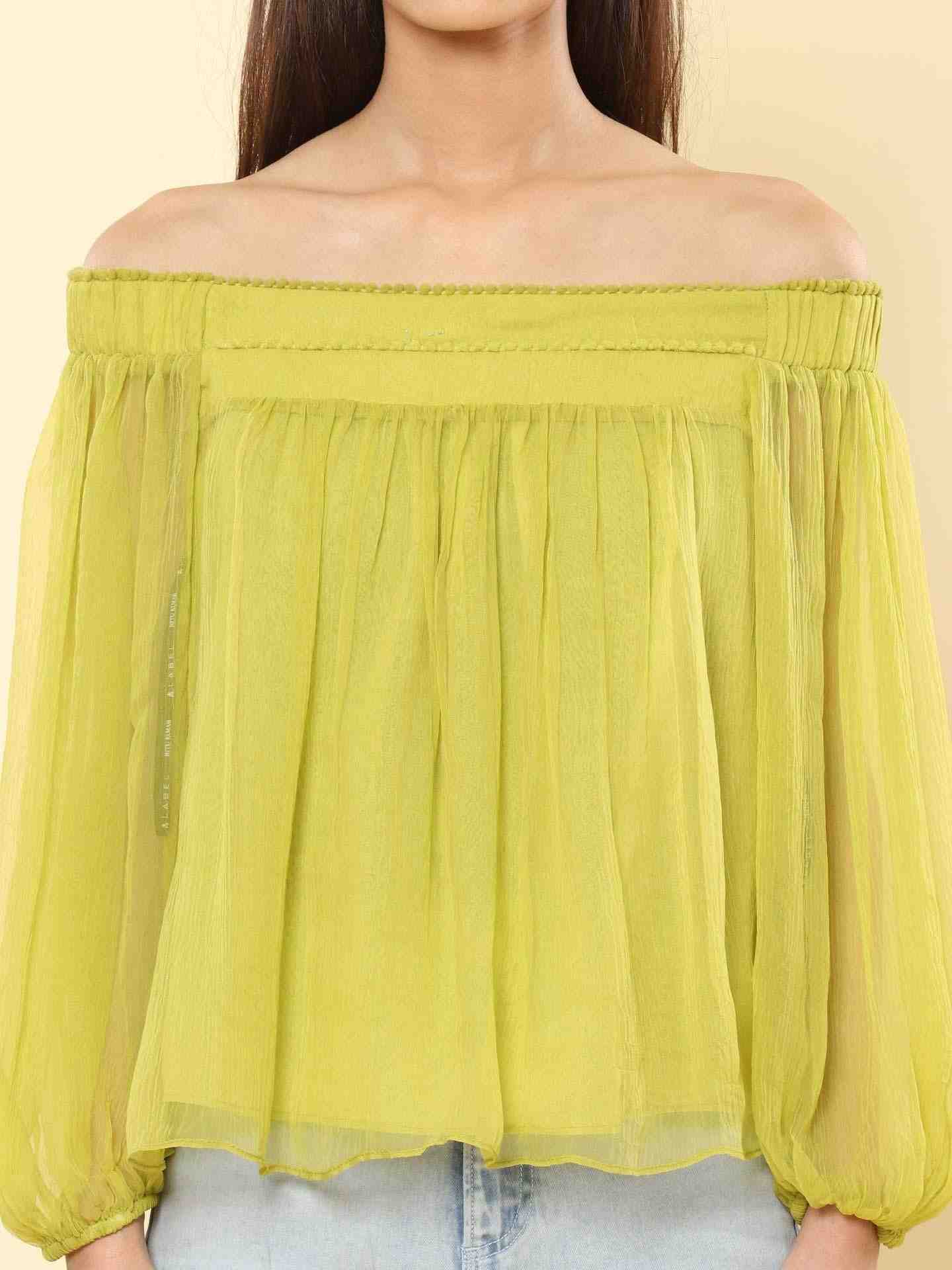 Neon Green Alexis Top