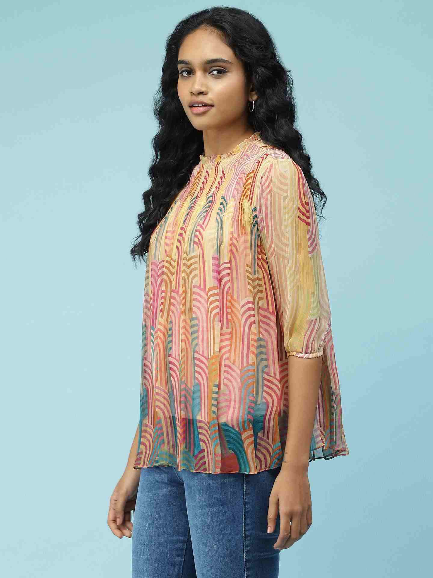 Multi Trippy Tales Top