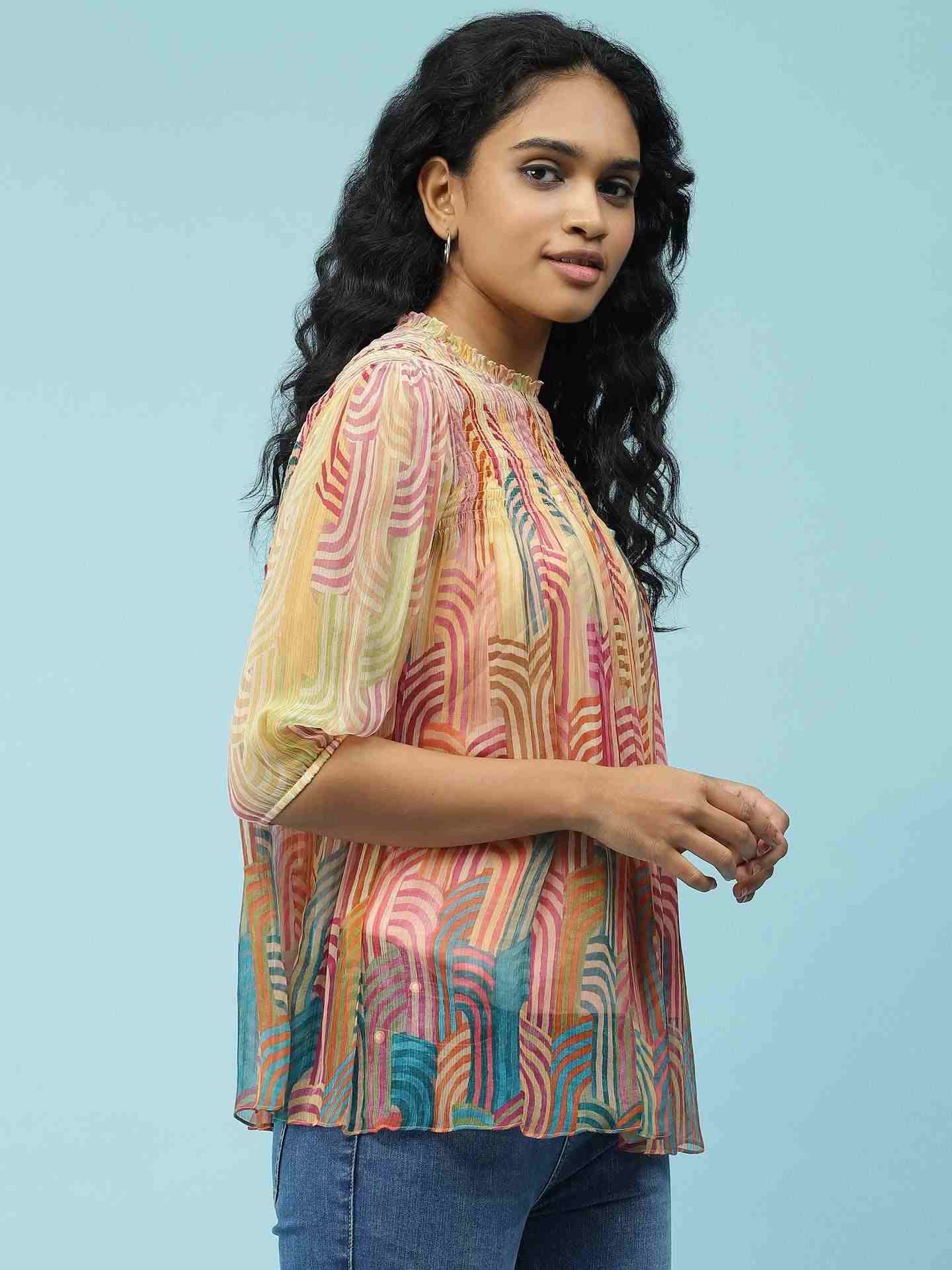 Multi Trippy Tales Top