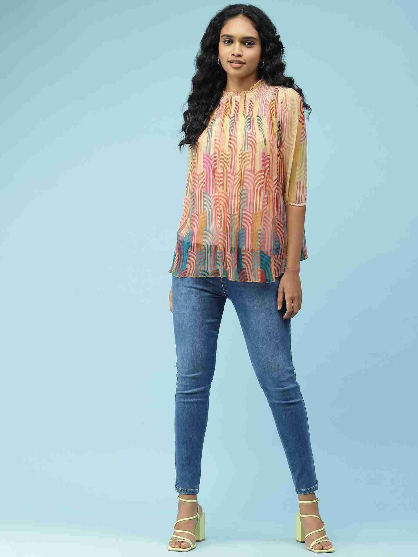 Multi Trippy Tales Top