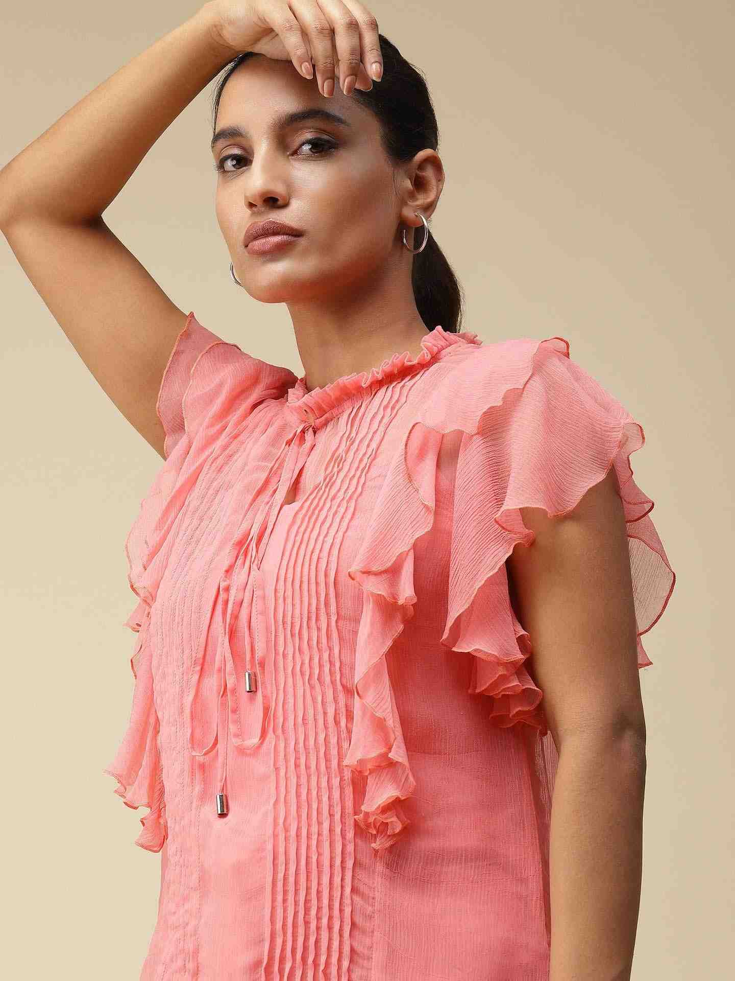 Candy Pink Claudia Top