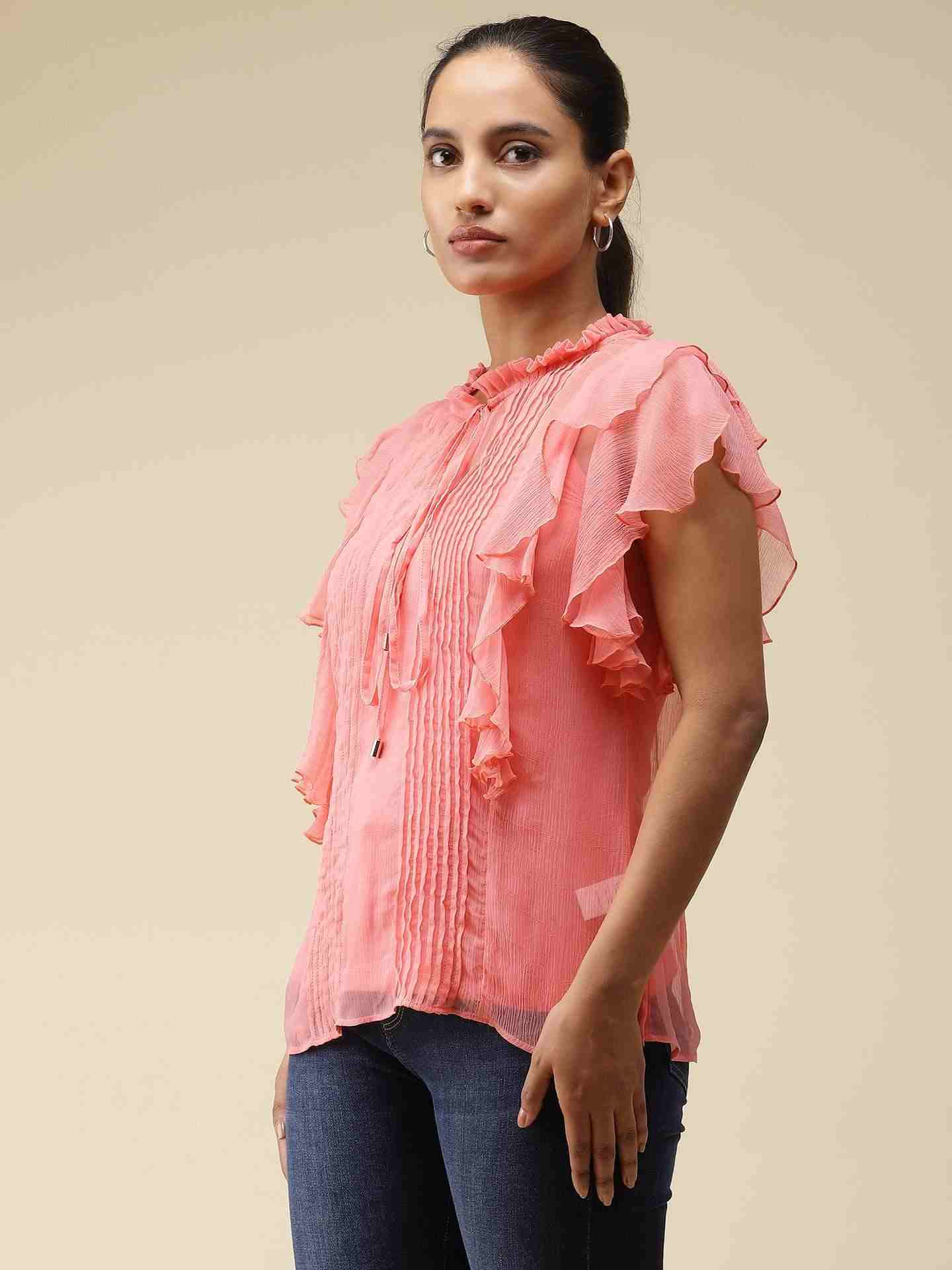 Candy Pink Claudia Top