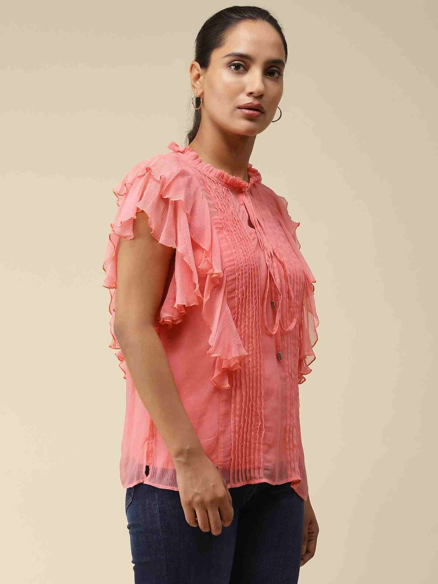Candy Pink Claudia Top
