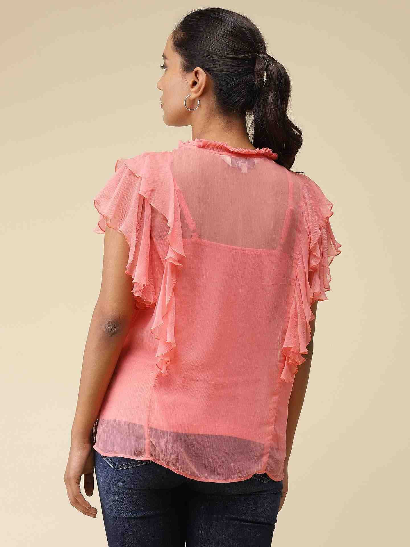 Candy Pink Claudia Top