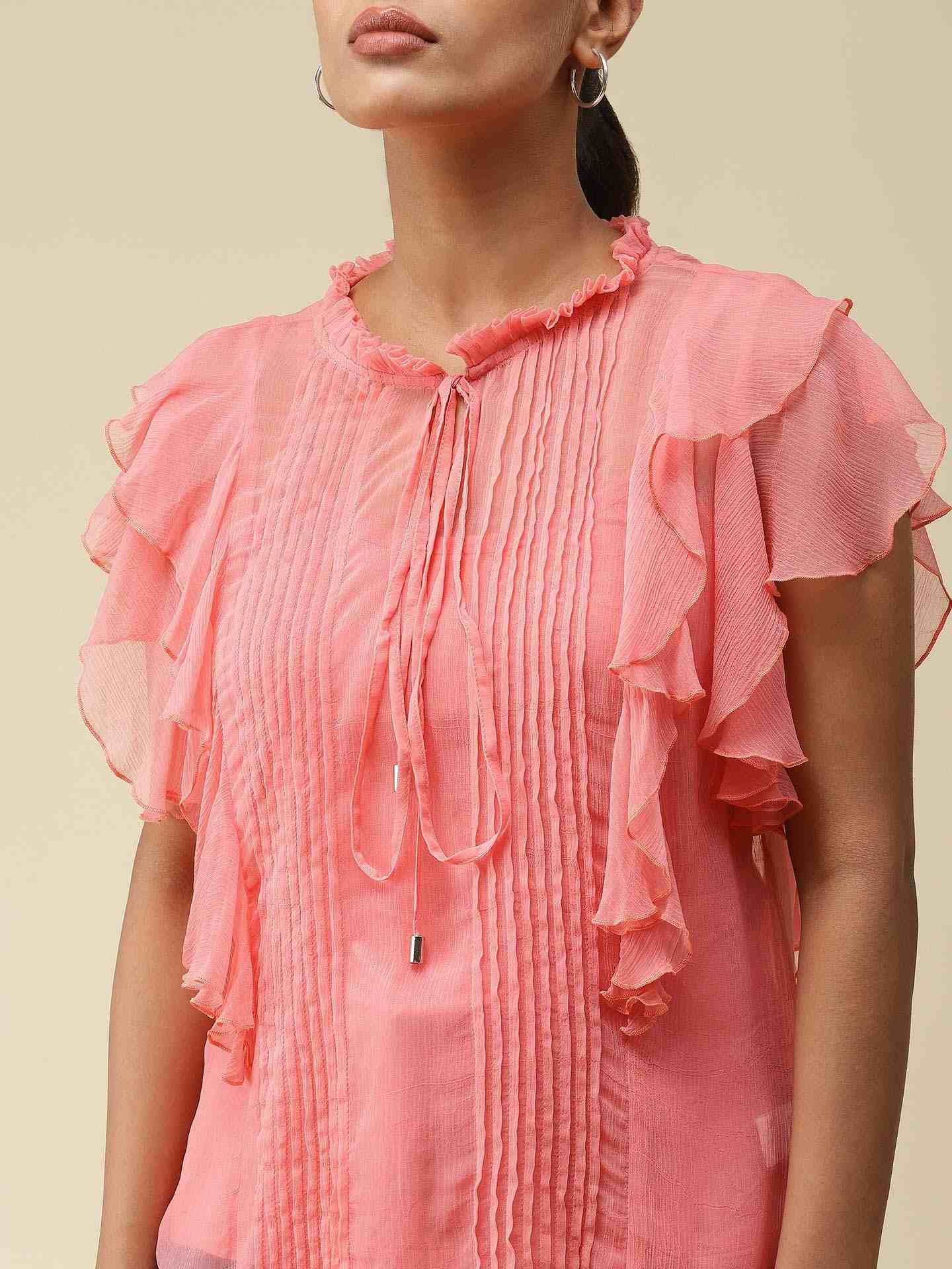 Candy Pink Claudia Top