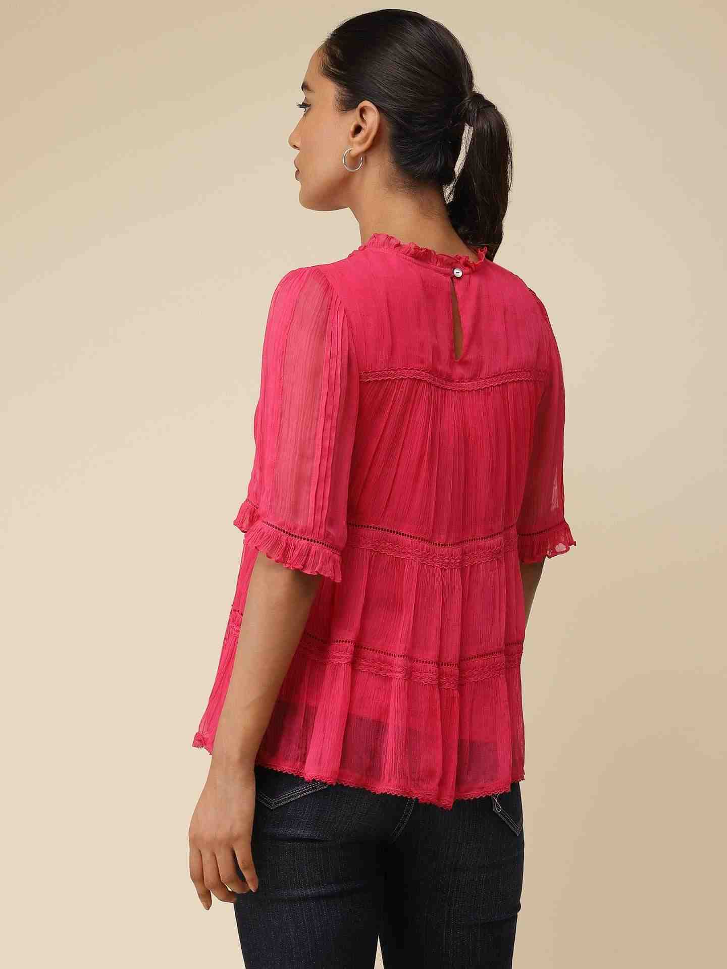 Fuschia Lucille Top