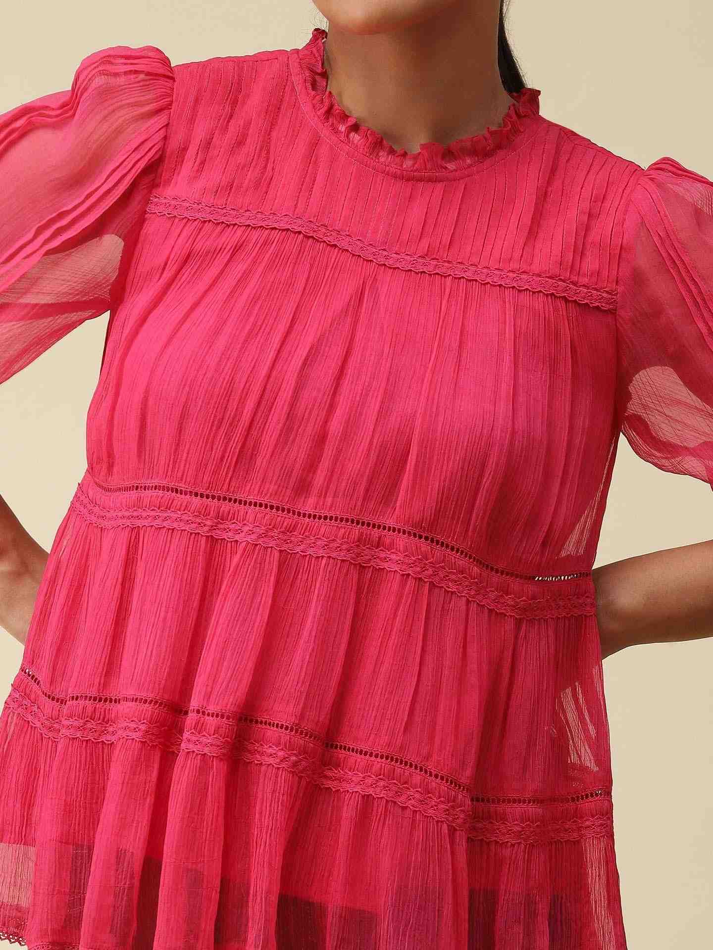 Fuschia Lucille Top