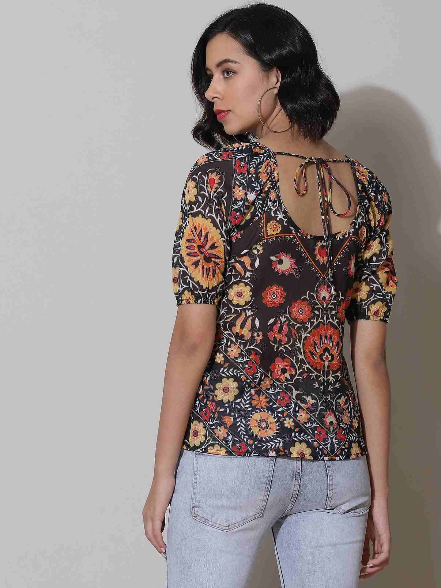 Black Suzani T-Shirt