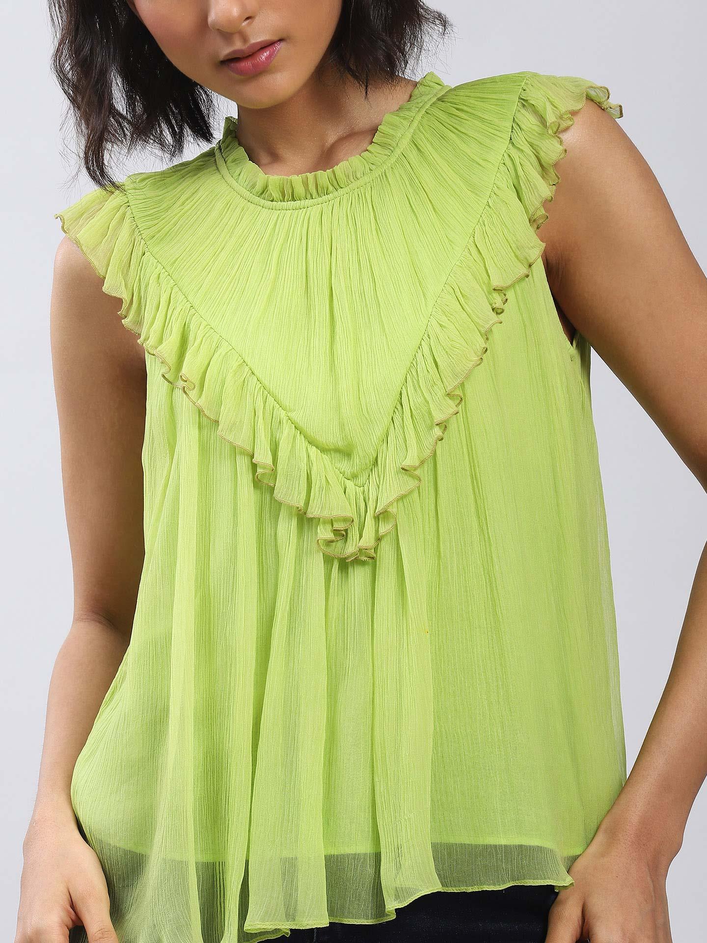 Bright Green Yazmin Top