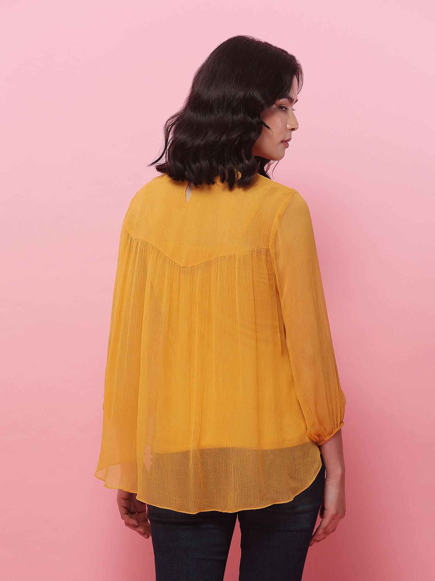 Mustard Alora Tops