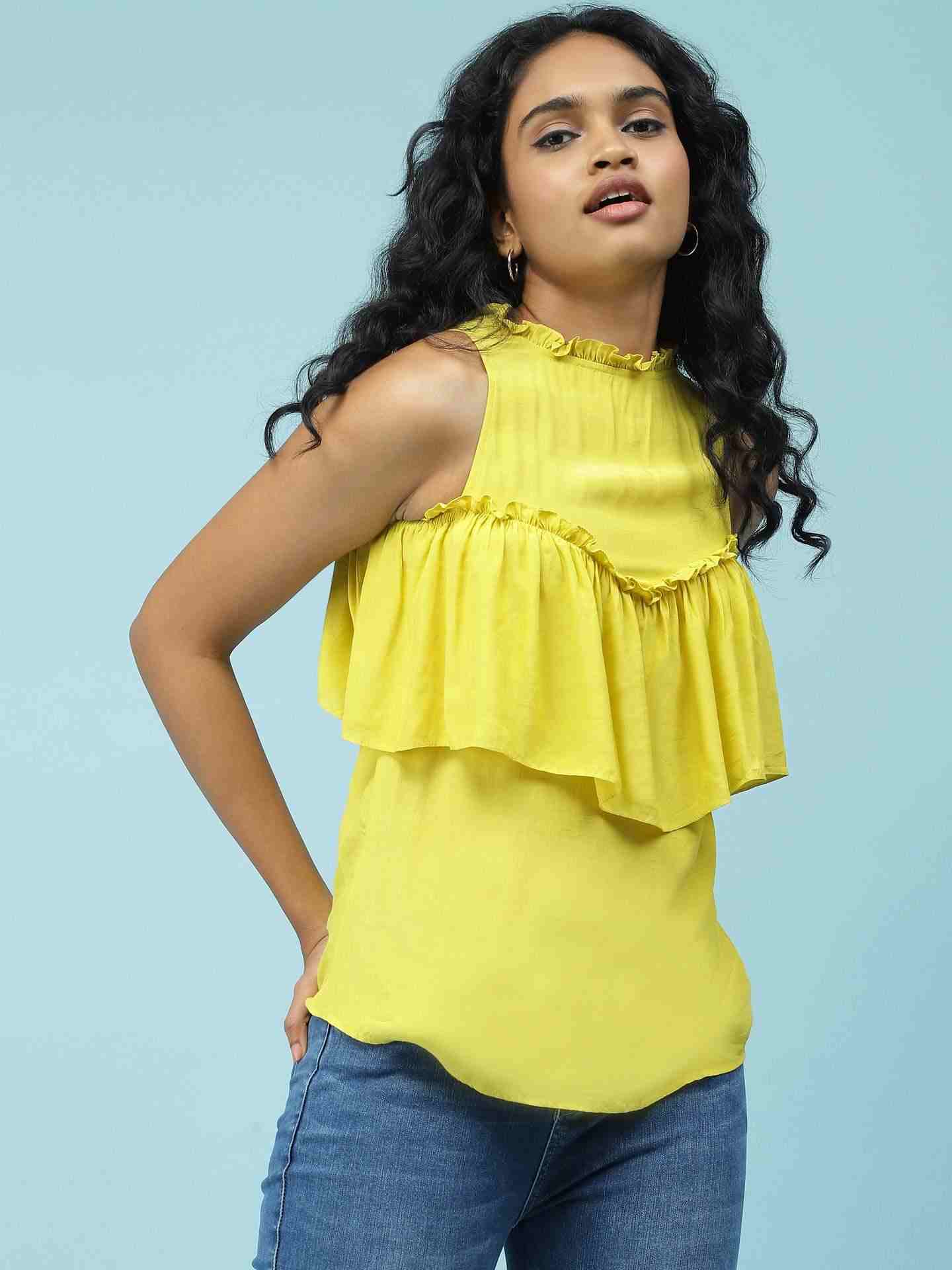 Lime Green Enora Top