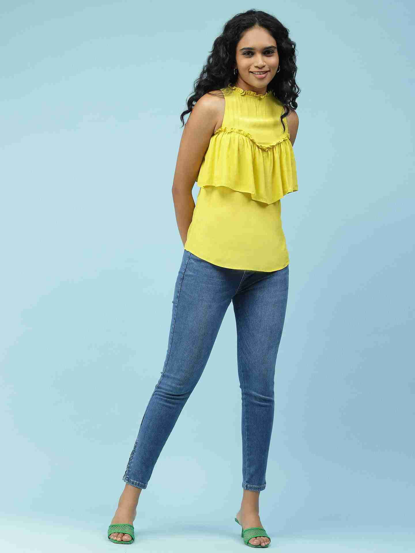 Lime Green Enora Top