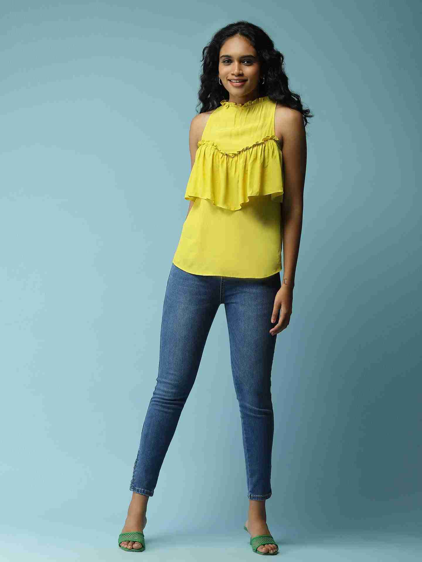 Lime Green Enora Top