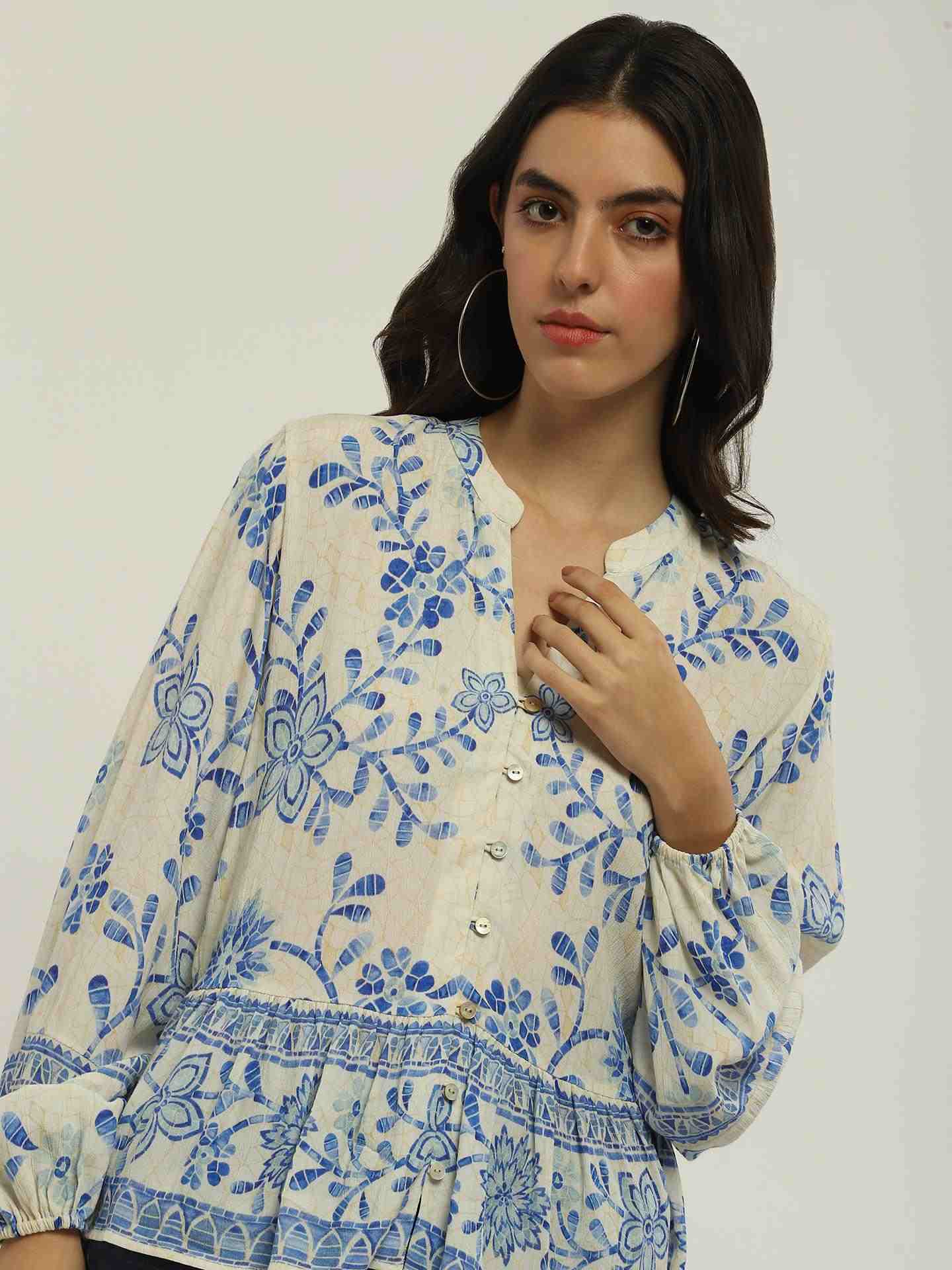 White Rosine Top
